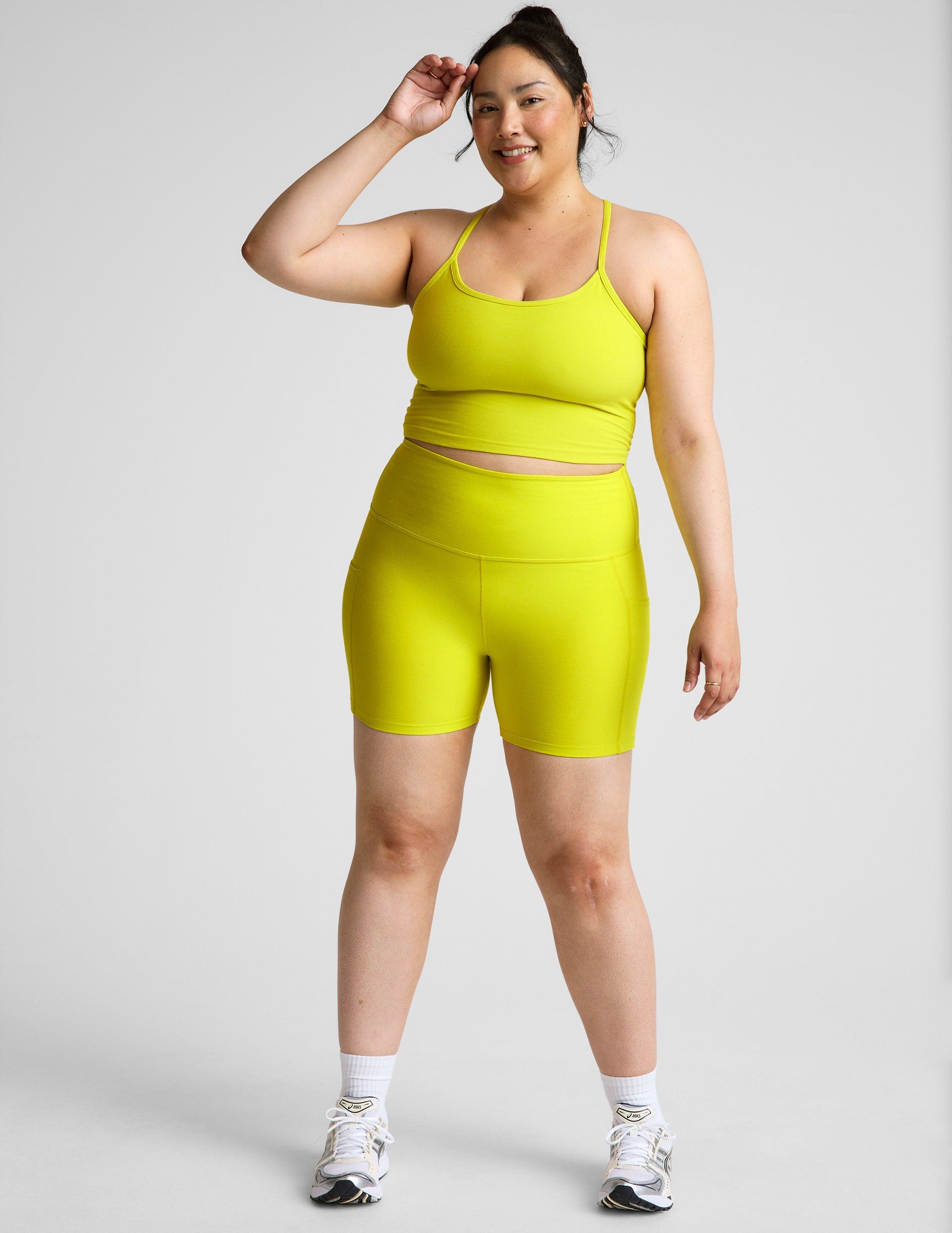 Beyond Yoga Spacedye Keep Pace 5-Inch Pocket Short: High-Waisted Activewear