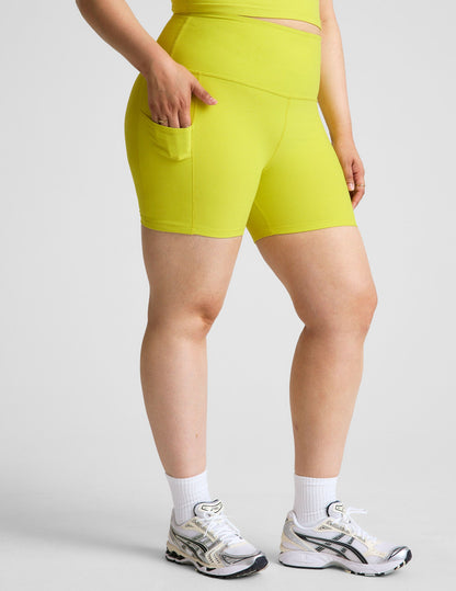 Beyond Yoga Spacedye Keep Pace 5-Inch Pocket Short: High-Waisted Activewear