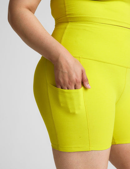 Beyond Yoga Spacedye Keep Pace 5-Inch Pocket Short: High-Waisted Activewear