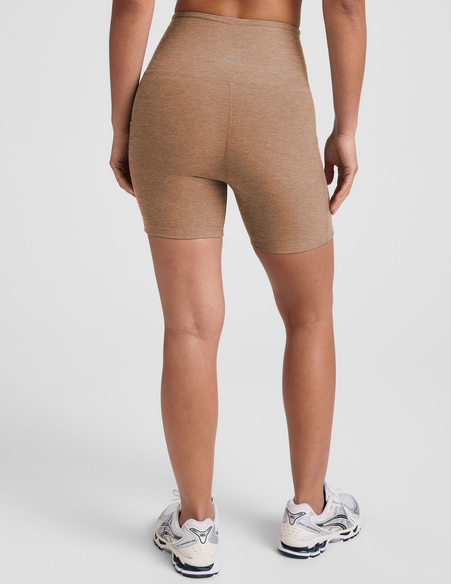 Women's Spacedye 5-Inch High-Waisted Yoga Biker Shorts with Pockets