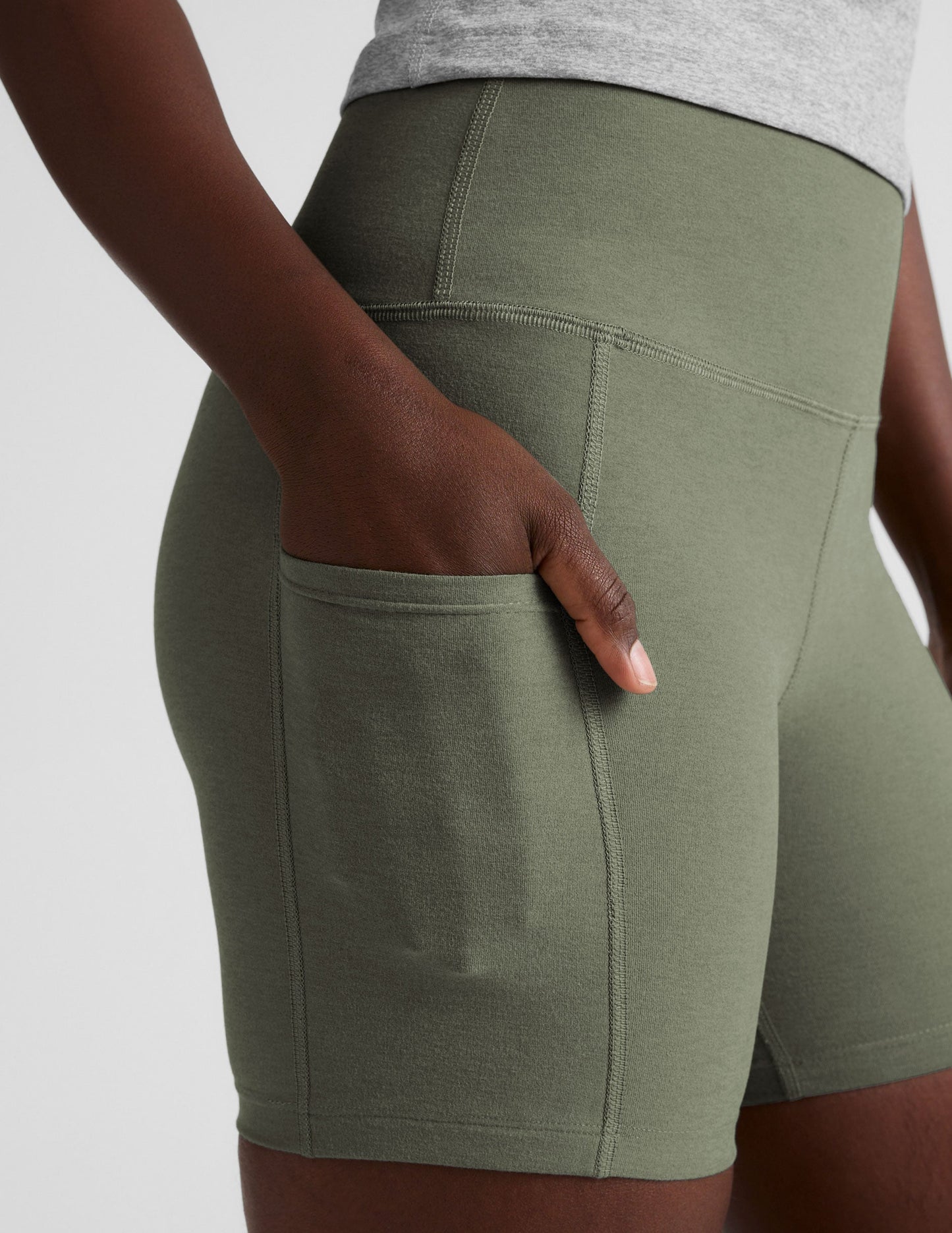 Beyond Yoga Spacedye Keep Pace 5-Inch High-Waisted Pocket Biker Shorts