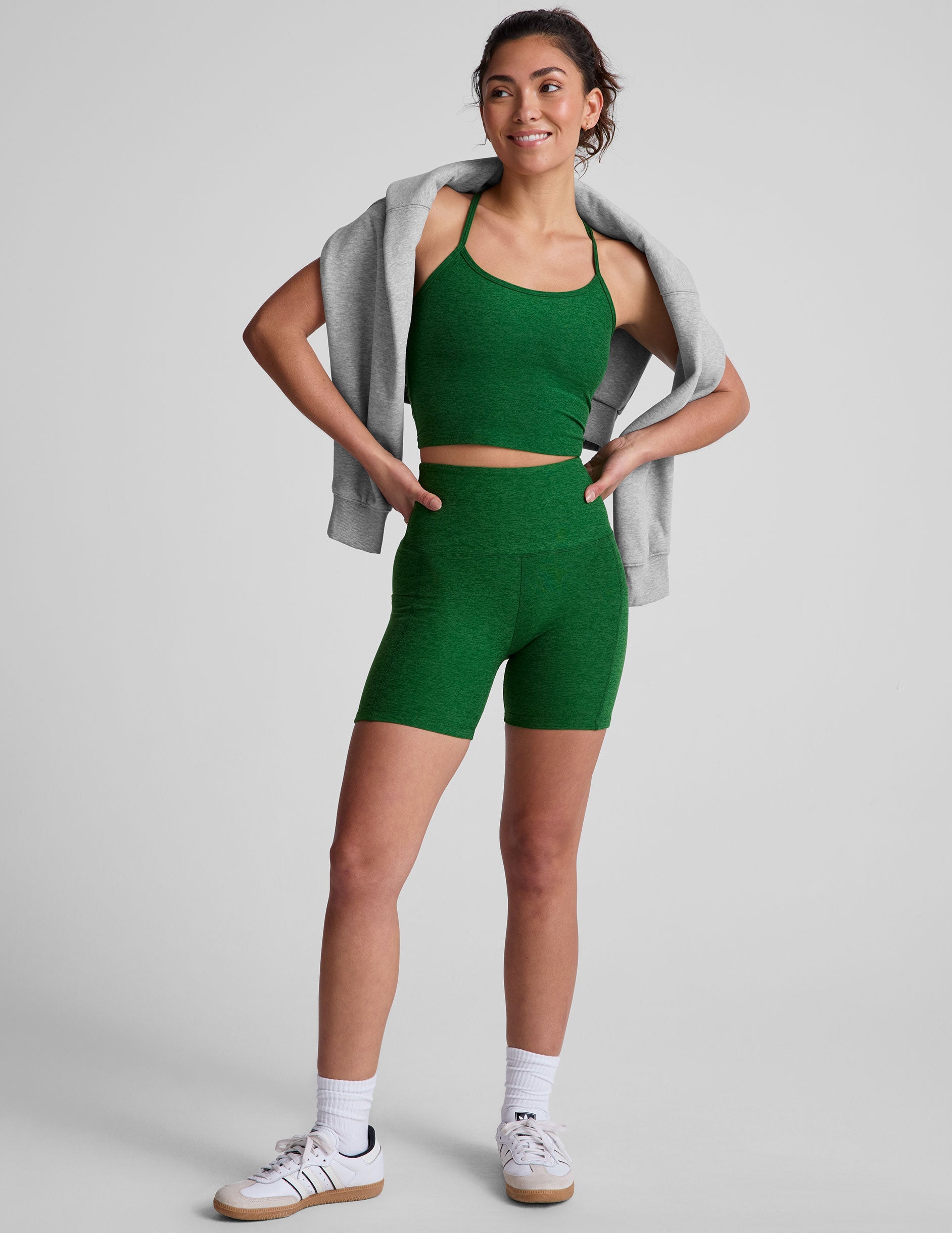 Spacedye Keep Pace 5-Inch Power Pocket High-Waisted Biker Shorts for Women