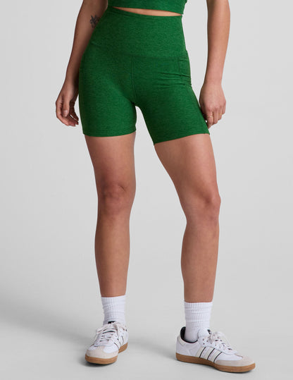 Spacedye Keep Pace 5-Inch Power Pocket High-Waisted Biker Shorts for Women