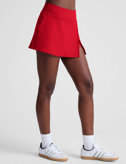 Beyond Yoga Spacedye Crossover Mini Skirt with Hidden Shorts & Pocket