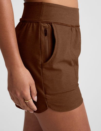 Beyond Yoga Spacedye Move Up 3-Inch Inseam Active Casual Shorts with Pockets