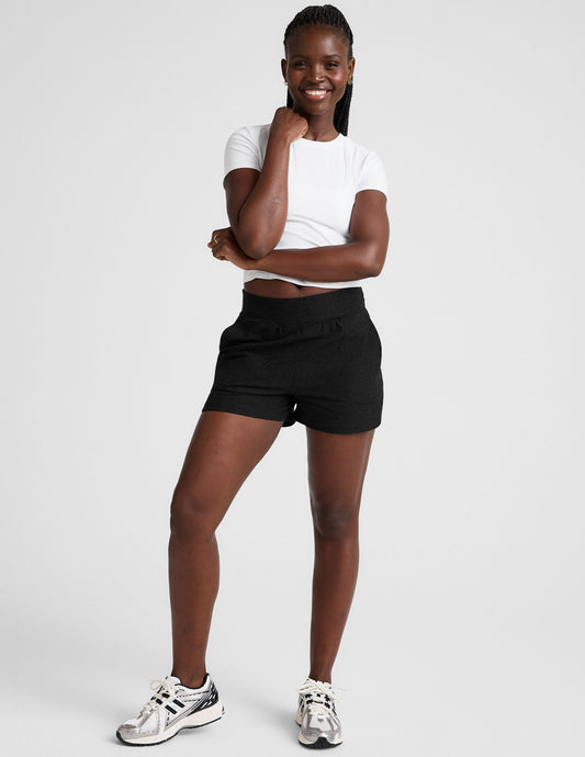 Beyond Yoga Spacedye Move Up 3-Inch Inseam Shorts with Hidden Zipper Pocket