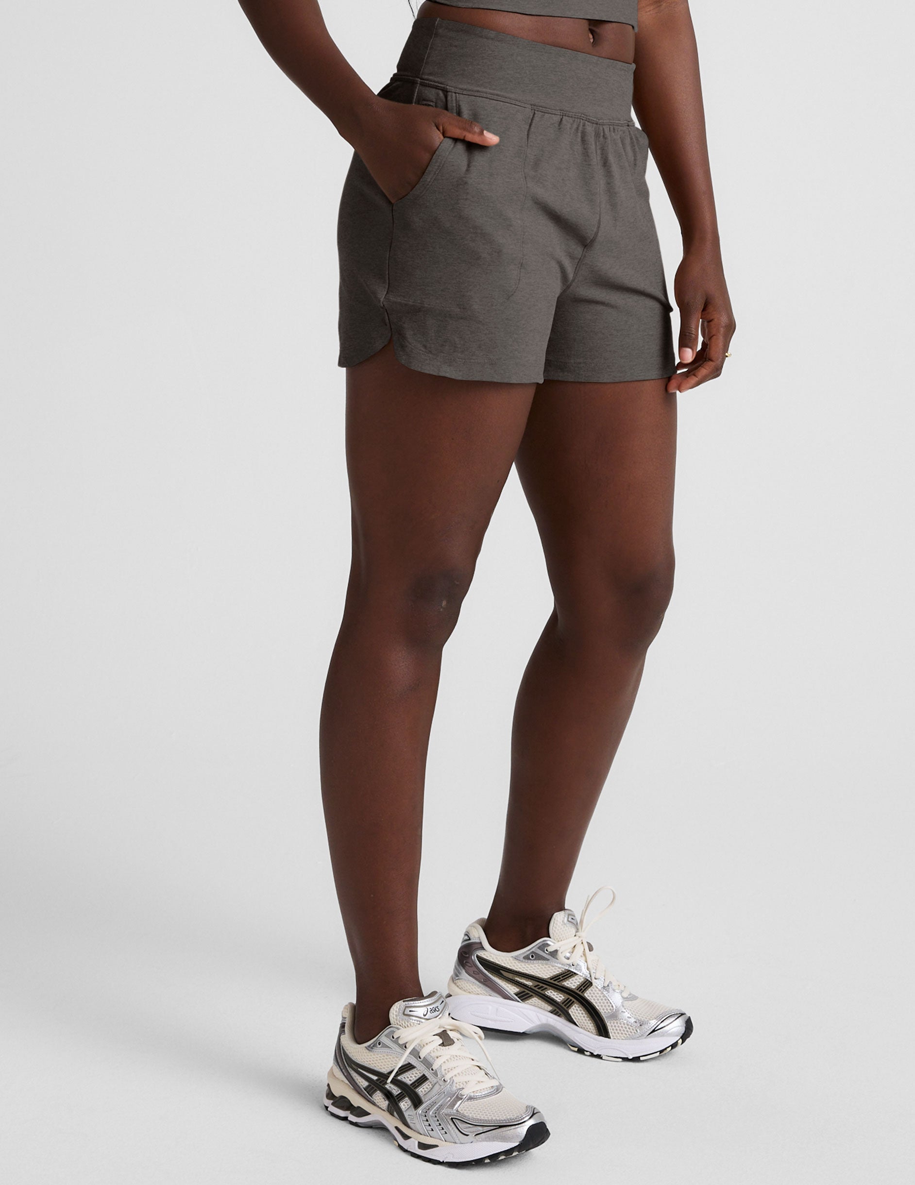 Women's Spacedye Move Up 3-Inch Inseam Athletic Shorts with Pockets