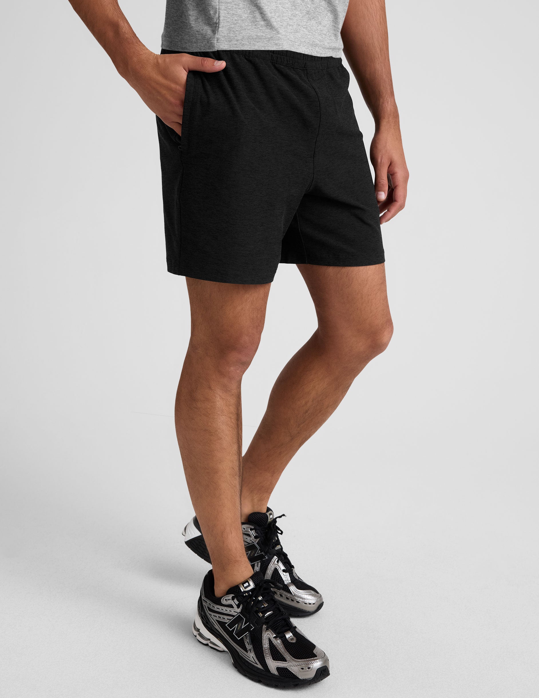 Ultimate Men's Spacedye Performance Shorts: Relaxed Fit, 7-Inch Inseam, Zipper Pockets