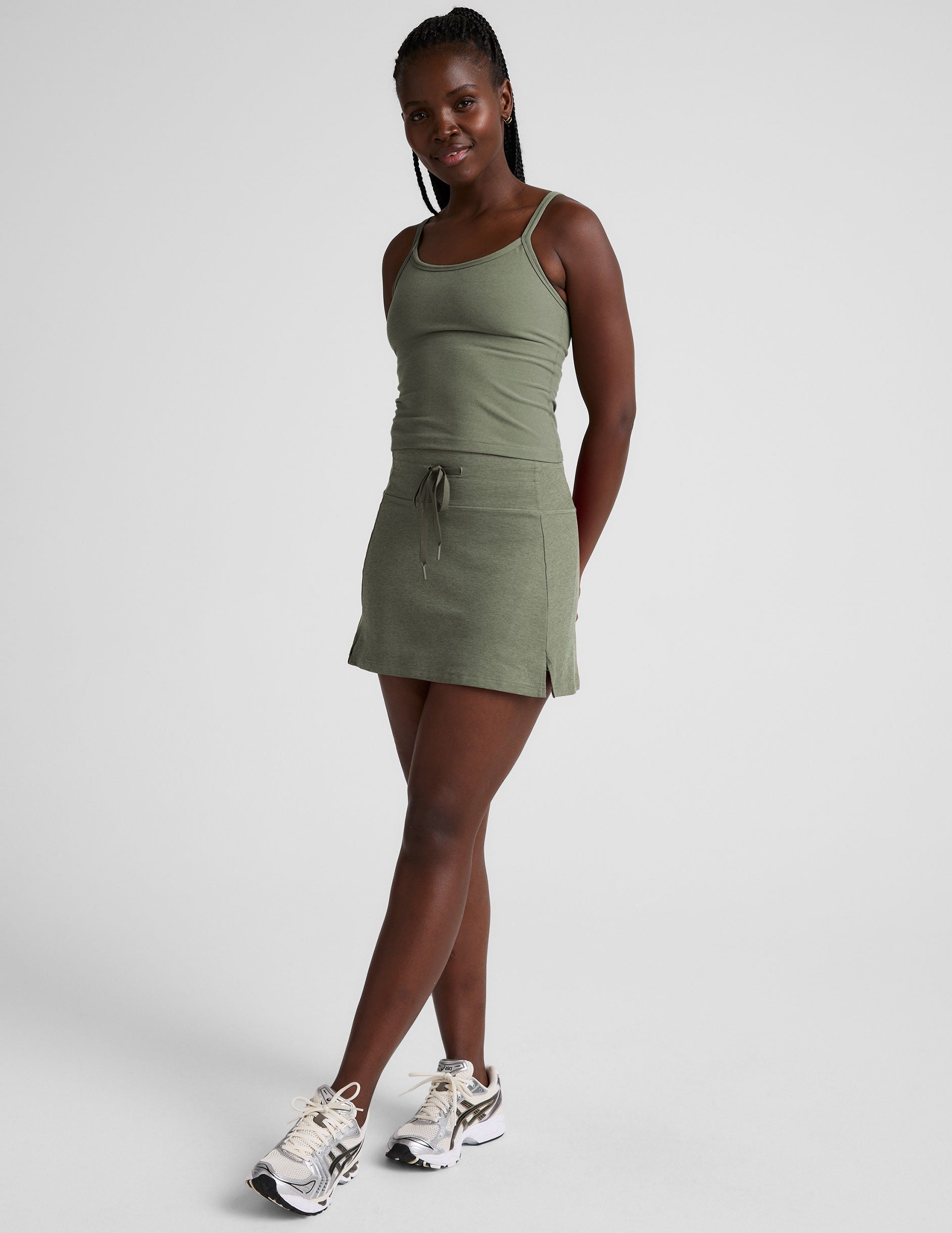 Spacedye Go Pocket Mini Skirt: A-Line, High-Waisted, Activewear with Pockets