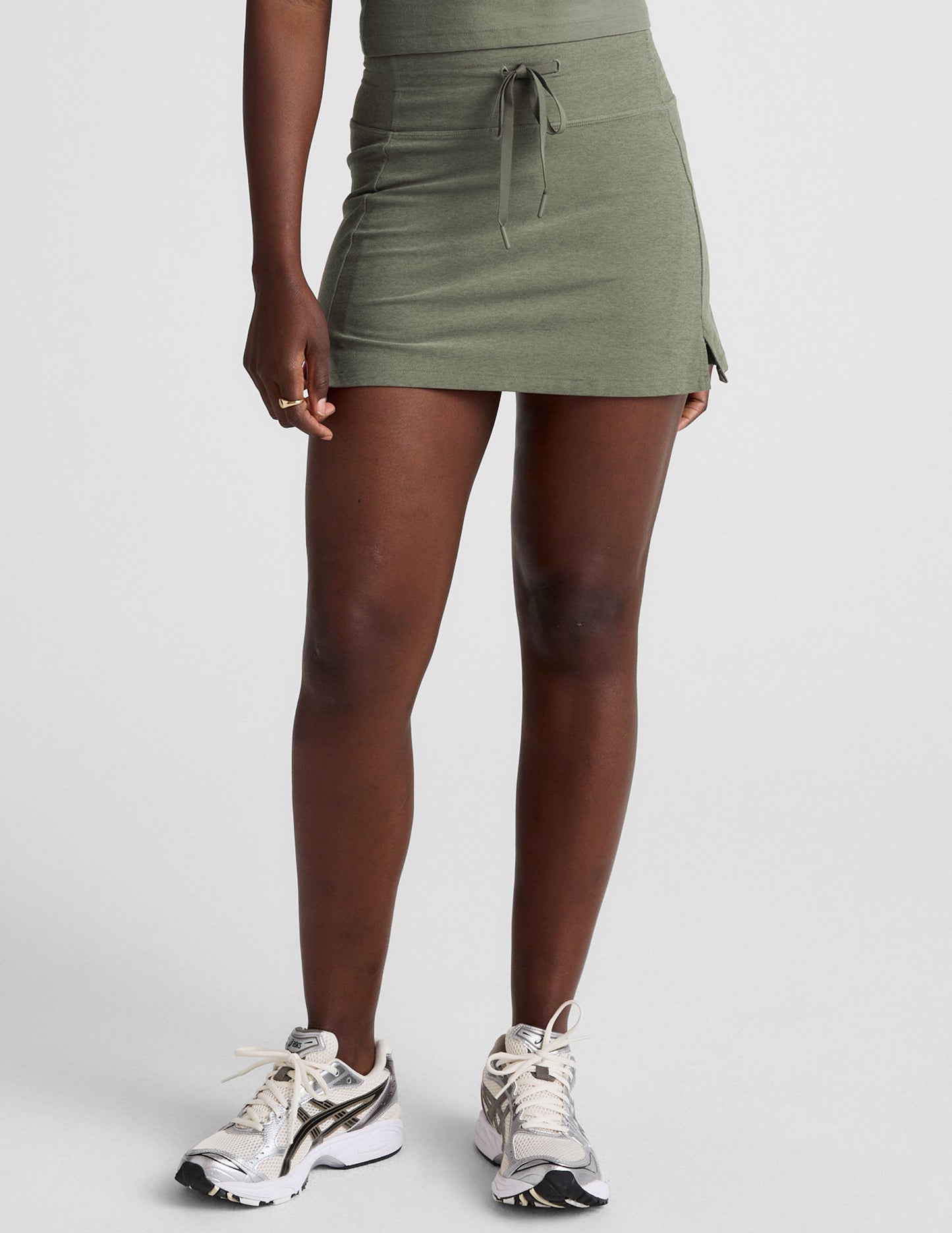 Spacedye Go Pocket Mini Skirt: A-Line, High-Waisted, Activewear with Pockets