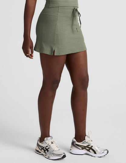 Spacedye Go Pocket Mini Skirt: A-Line, High-Waisted, Activewear with Pockets