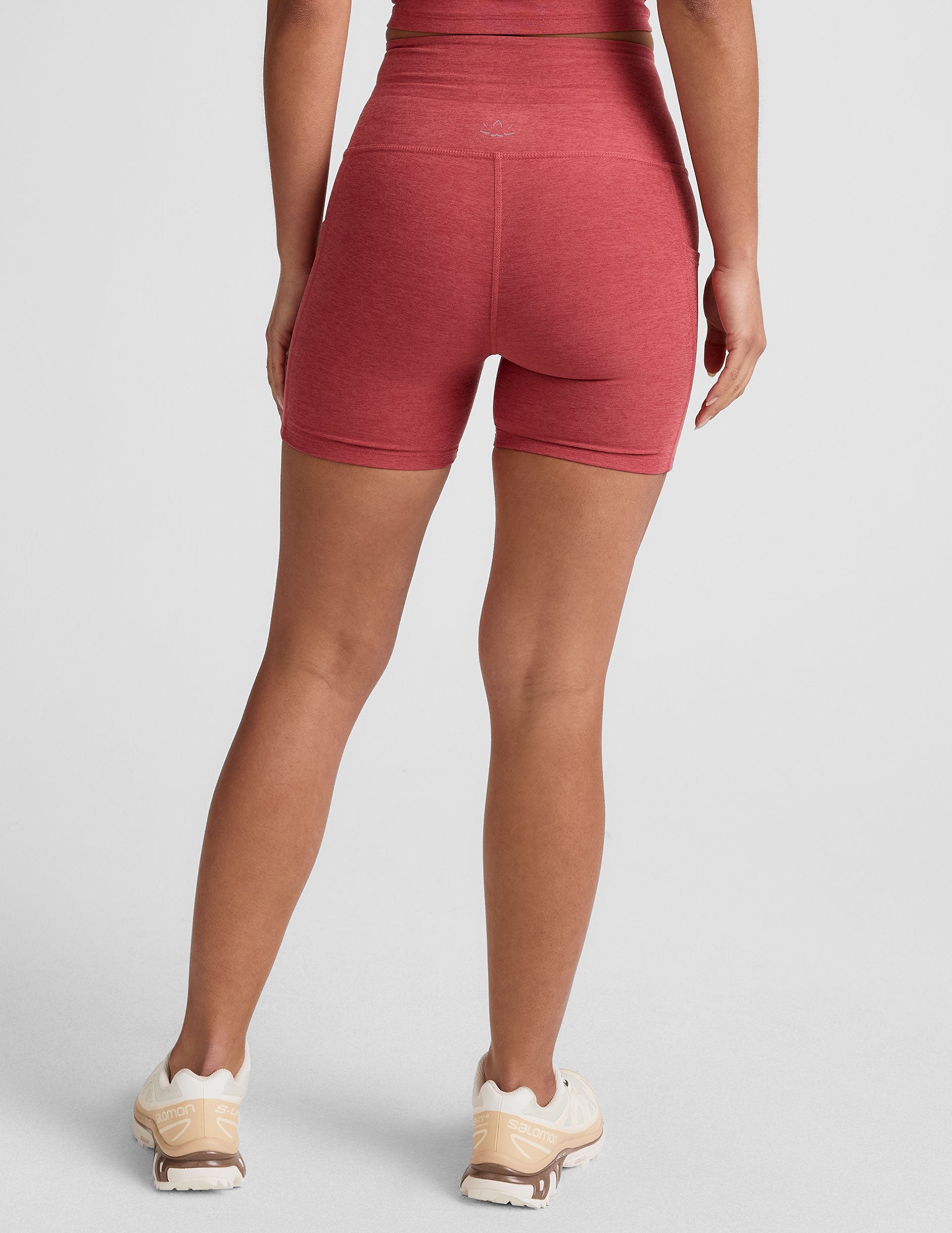 Spacedye Go Pocket 5-Inch Biker Shorts: High-Waisted, Drawstring, Side Pockets