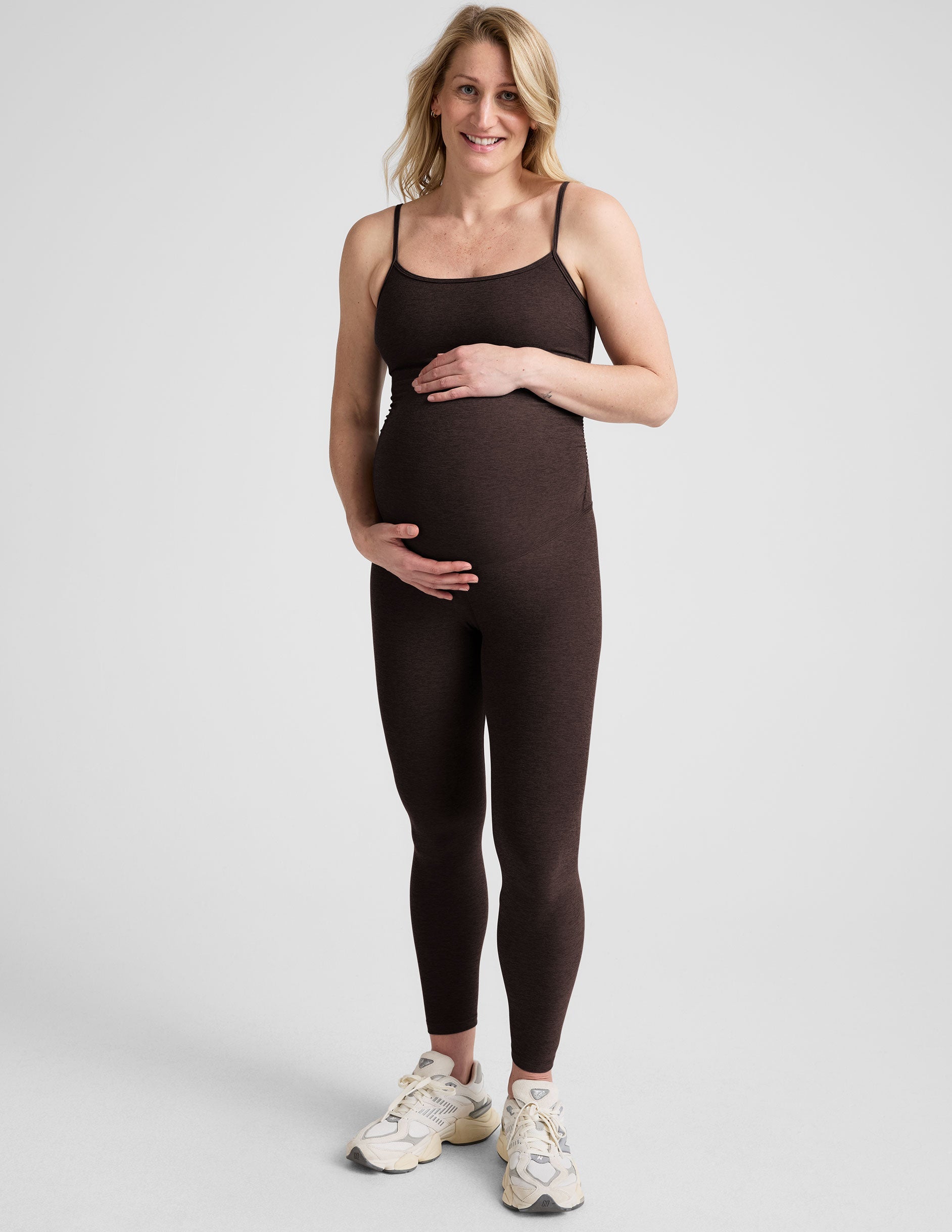 Comfortable Spacedye Maternity Jumpsuit: Soft, Supportive, Stylish, and Versatile for Moms