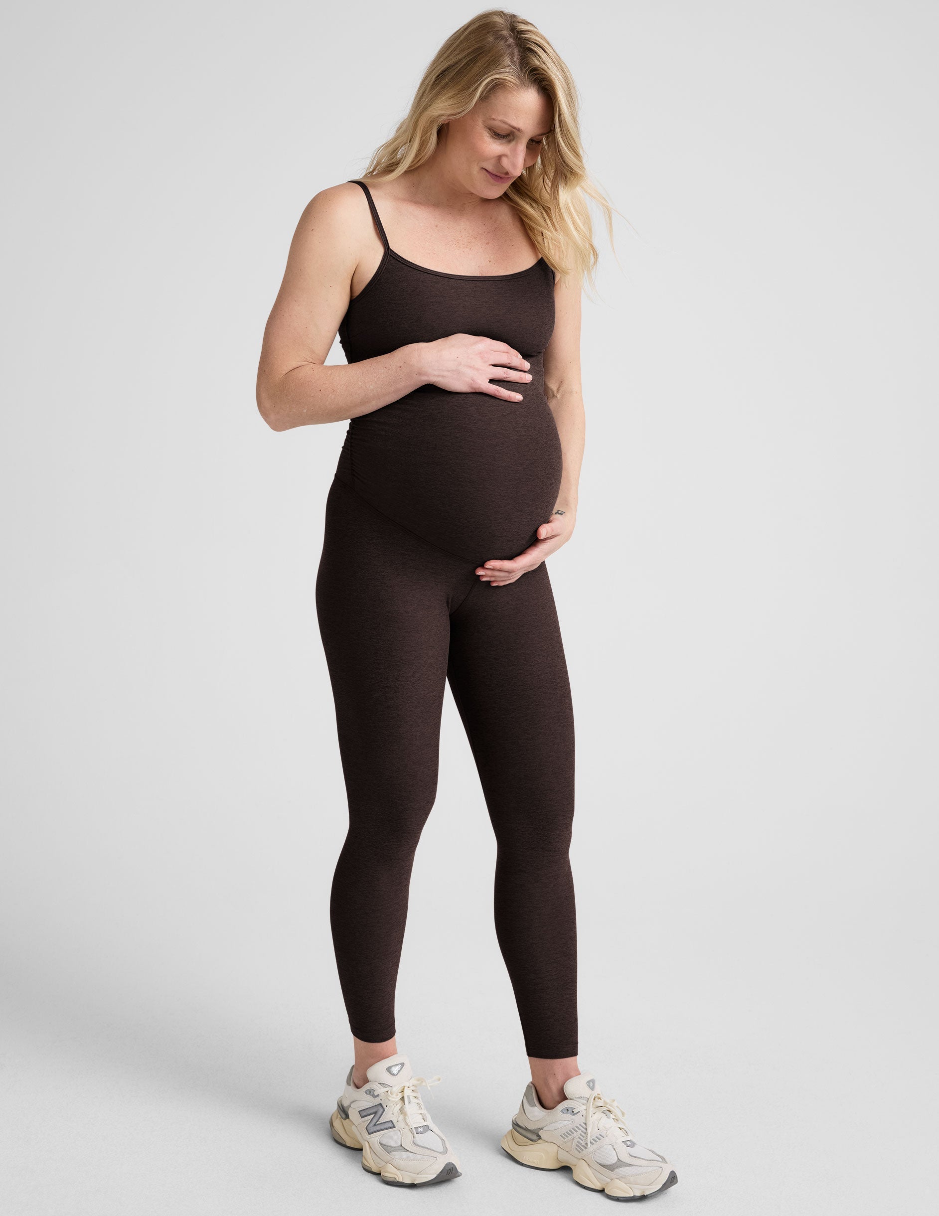 Comfortable Spacedye Maternity Jumpsuit: Soft, Supportive, Stylish, and Versatile for Moms