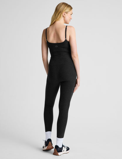 Ultra-Soft Spacedye Maternity Jumpsuit: Full-Length, Sleeveless, Flexible Fit for Pregnancy & Beyond