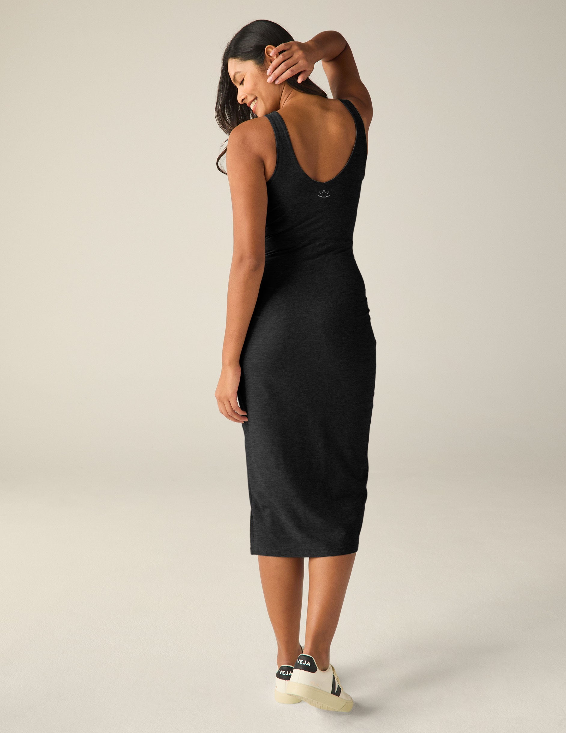Beyond Yoga Spacedye Maternity Midi Dress: Ultimate Comfort, Support, Flattering Fit