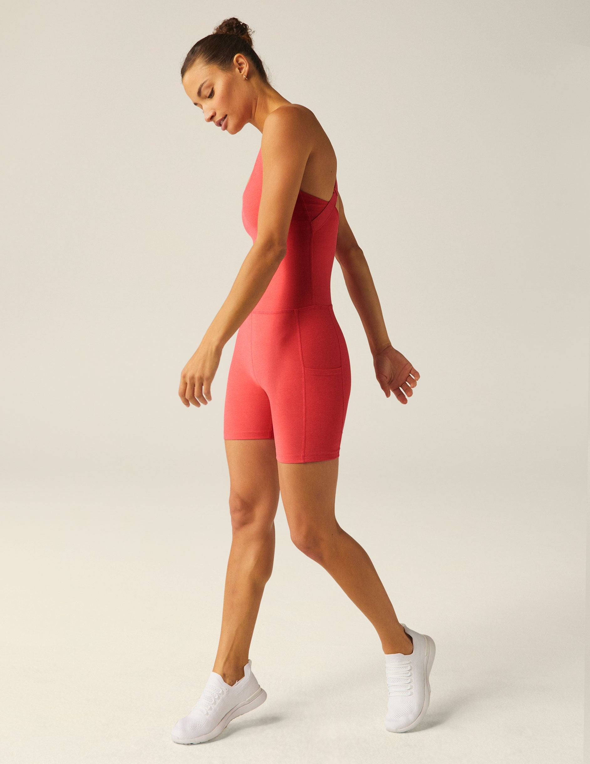 Beyond Yoga Spacedye Pocket Biker Jumpsuit: Activewear Comfort and Stylish Fit