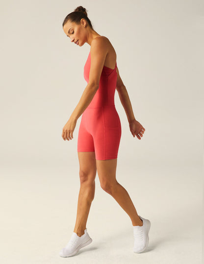Beyond Yoga Spacedye Pocket Biker Jumpsuit: Activewear Comfort and Stylish Fit