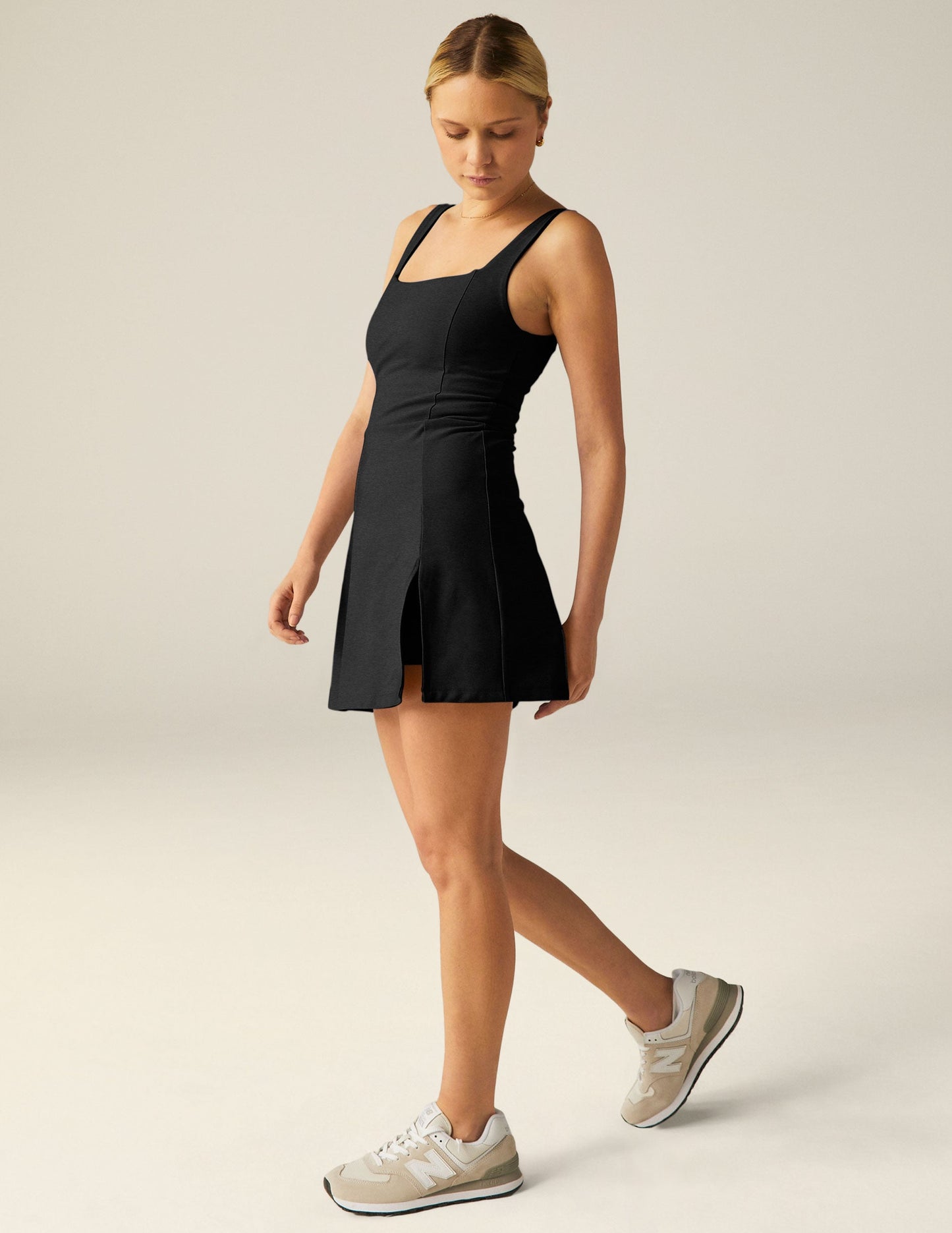 Beyond Yoga Spacedye Court Appeal Mini Dress with Built-in Shorts and Pocket