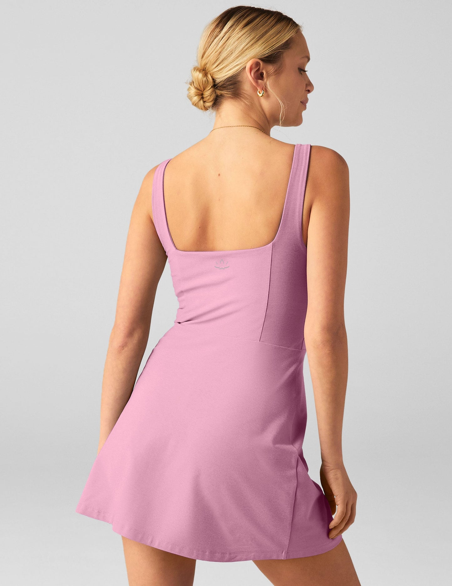 Versatile Spacedye Court Appeal Mini Dress with Hidden Shorts for Active Lifestyles