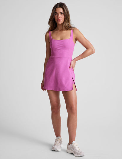 Beyond Yoga Spacedye Mini Dress: Active Lifestyle, Built-in Shorts, Pockets