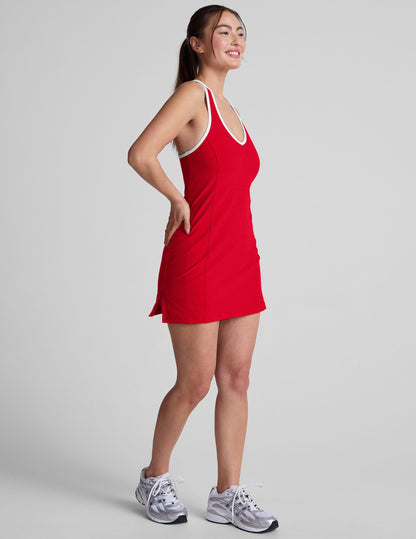 Spacedye Active Mini Dress with Built-in Bodysuit for Athletic Performance