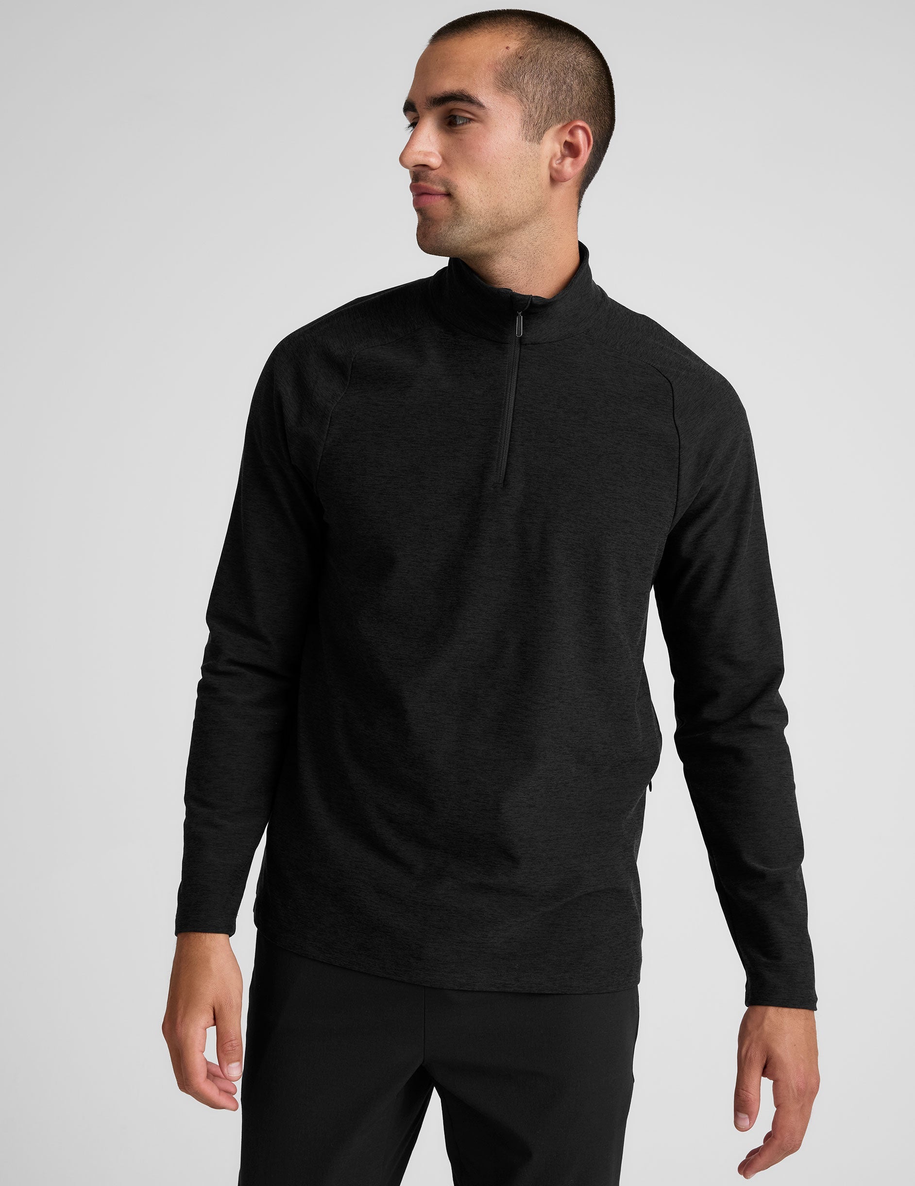 Ultra-Soft Spacedye Terrain Men's Quarter Zip – Moisture-Wicking Performance Fleece