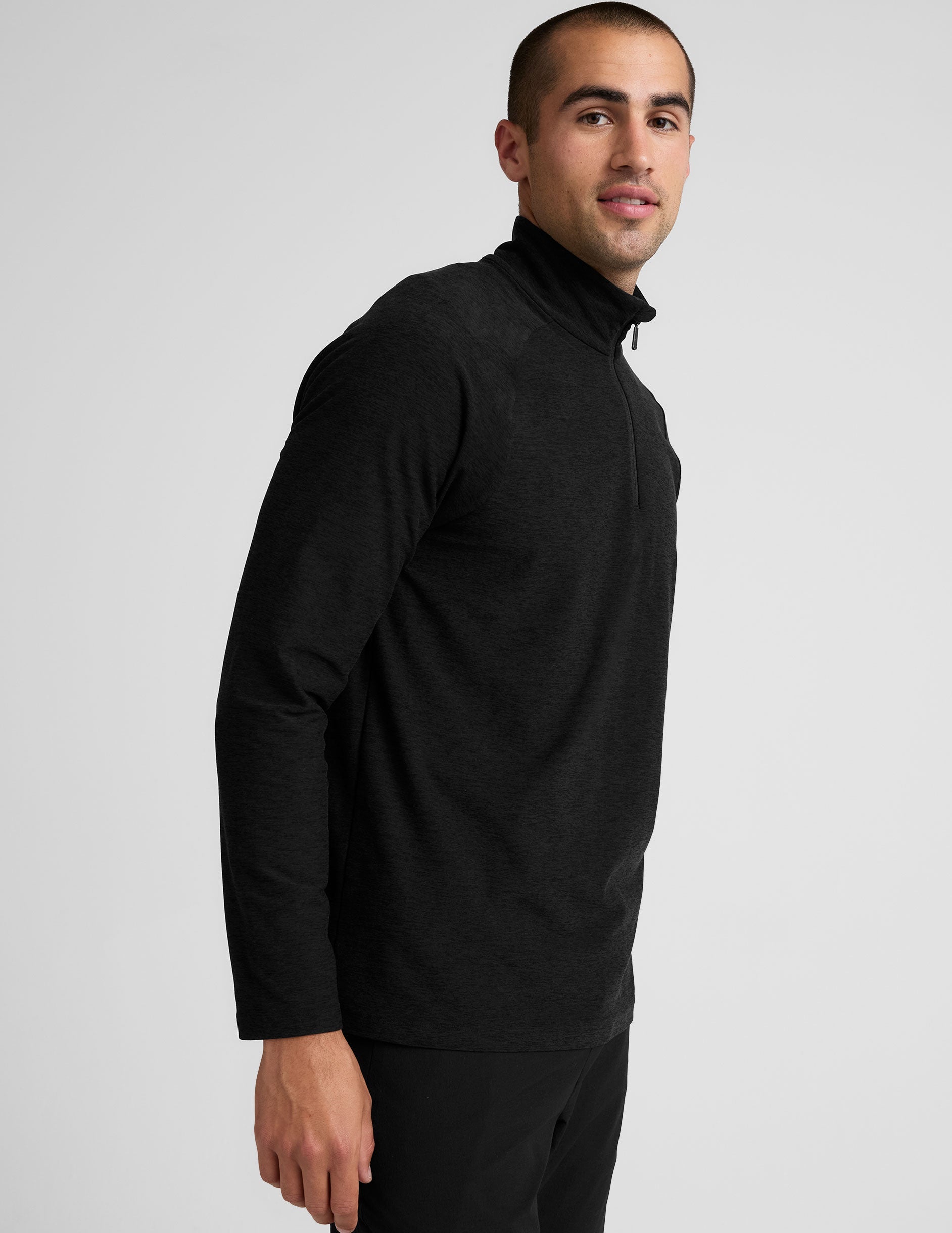 Ultra-Soft Spacedye Terrain Men's Quarter Zip – Moisture-Wicking Performance Fleece