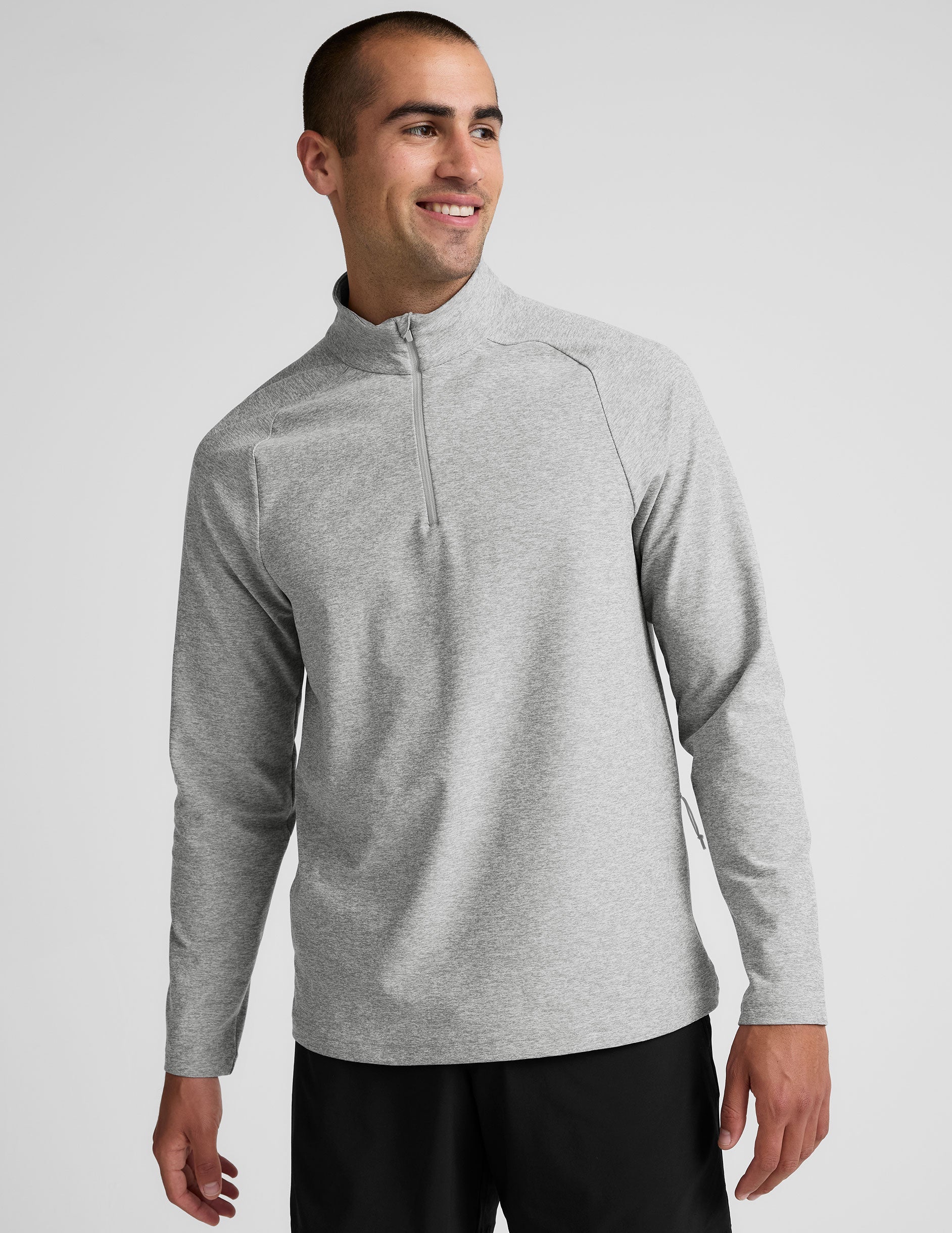 Ultra-Soft Spacedye Men's Quarter Zip Pullover - Active Performance Top