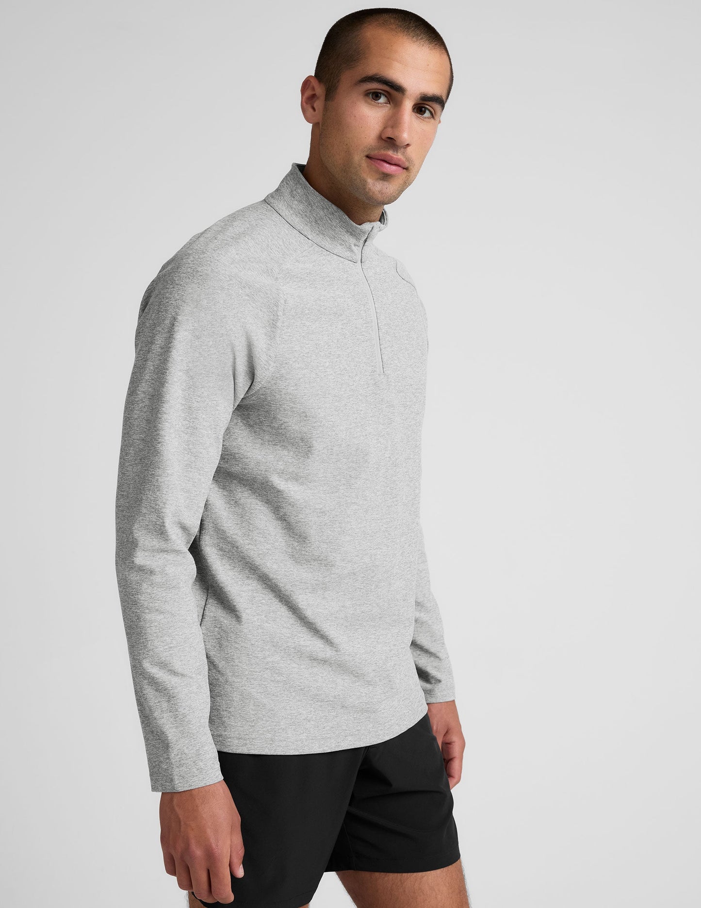 Ultra-Soft Spacedye Men's Quarter Zip Pullover - Active Performance Top