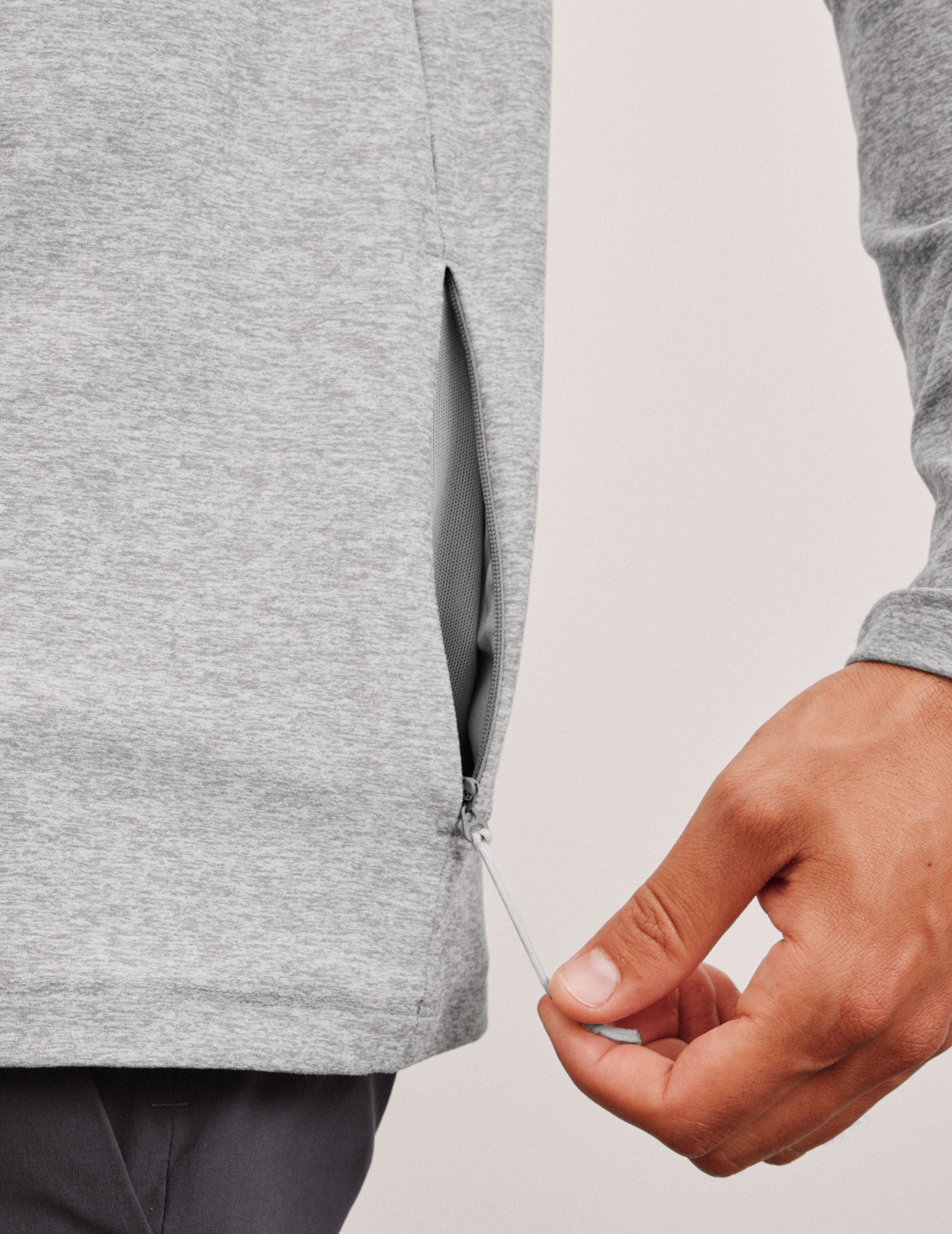 Ultra-Soft Spacedye Men's Quarter Zip Pullover - Active Performance Top