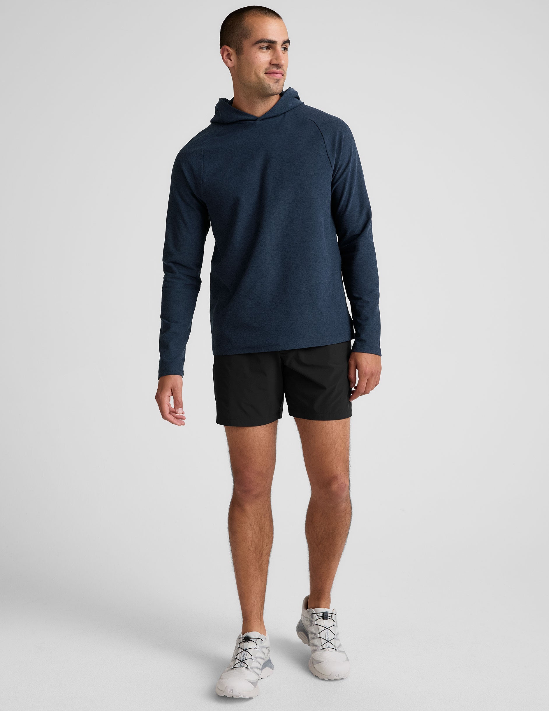 Men's Spacedye Go-To Slim-Fit Hoodie: Ultra-Soft, Moisture-Wicking, Invisible Pocket