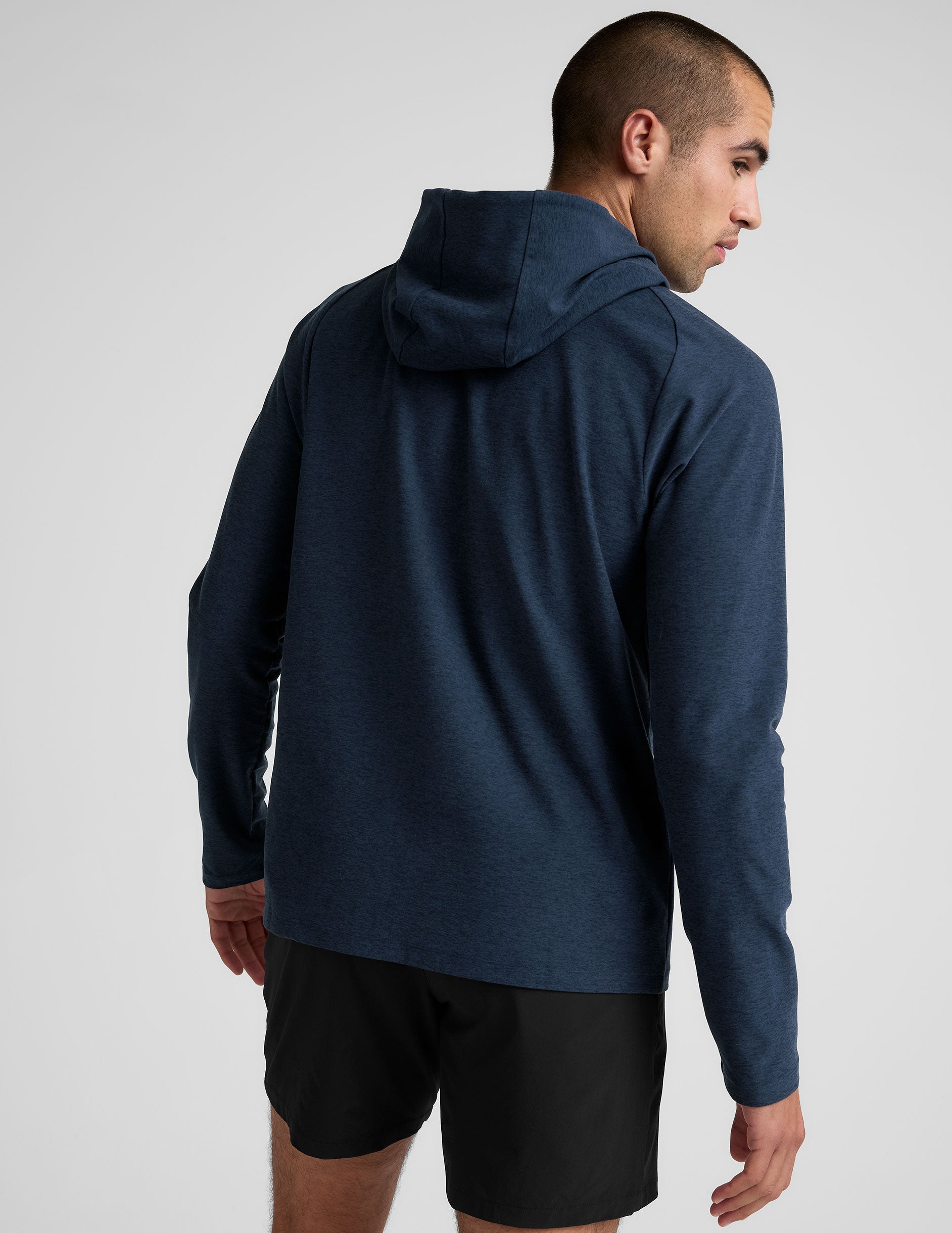Men's Spacedye Go-To Slim-Fit Hoodie: Ultra-Soft, Moisture-Wicking, Invisible Pocket