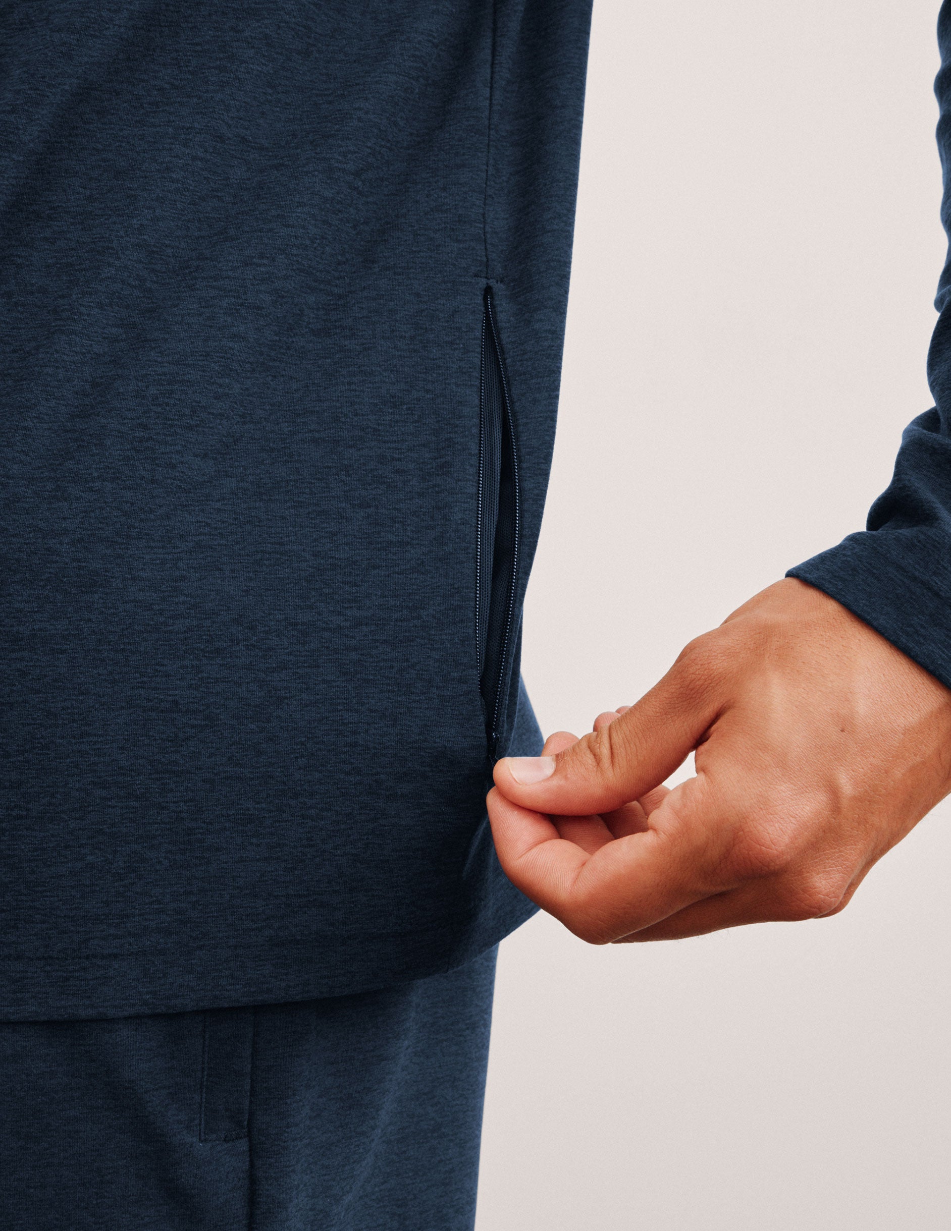 Men's Spacedye Go-To Slim-Fit Hoodie: Ultra-Soft, Moisture-Wicking, Invisible Pocket