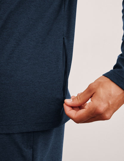 Men's Spacedye Go-To Slim-Fit Hoodie: Ultra-Soft, Moisture-Wicking, Invisible Pocket