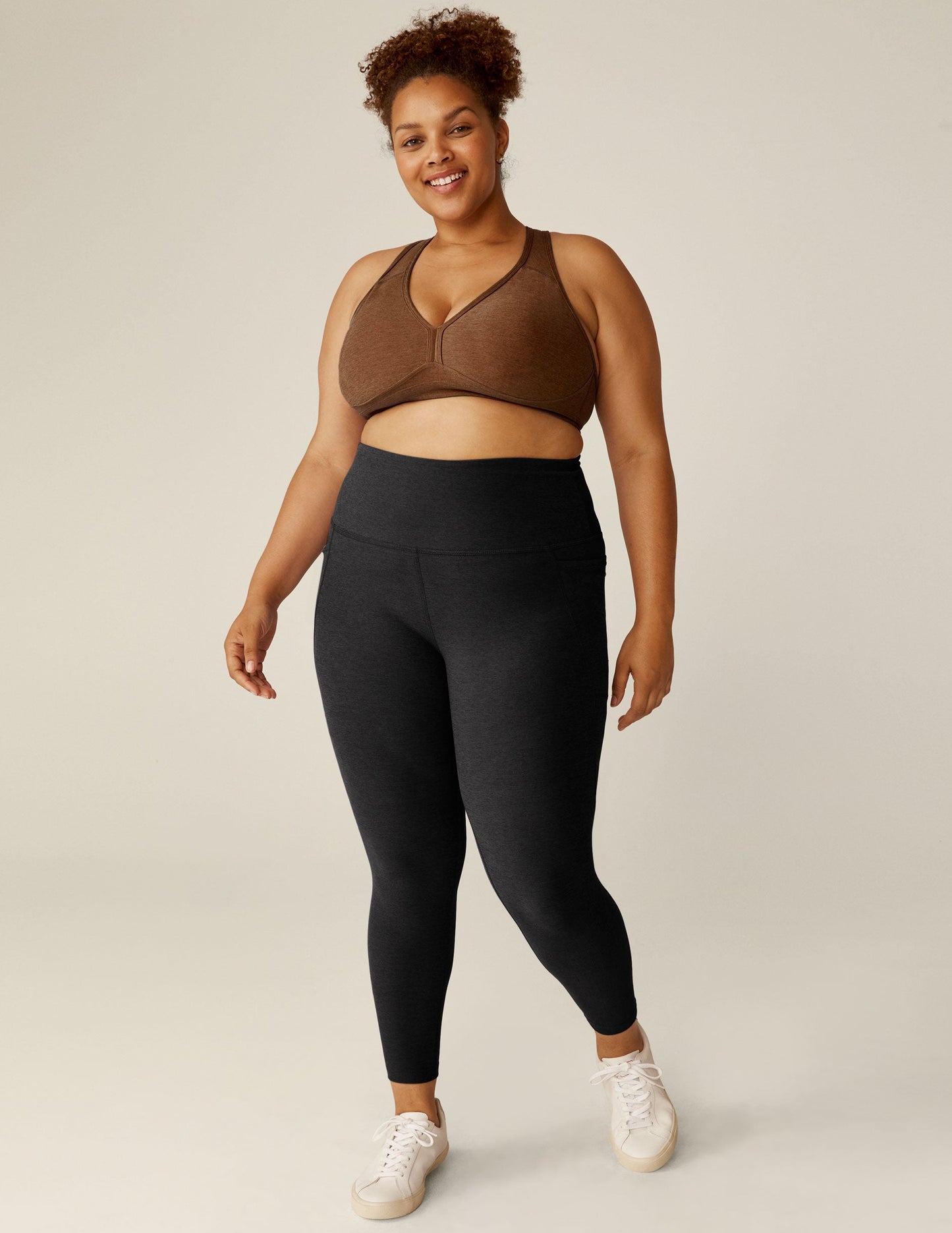 Beyond Yoga Spacedye Lift Your Spirits Padded Medium Support Racerback Sports Bra