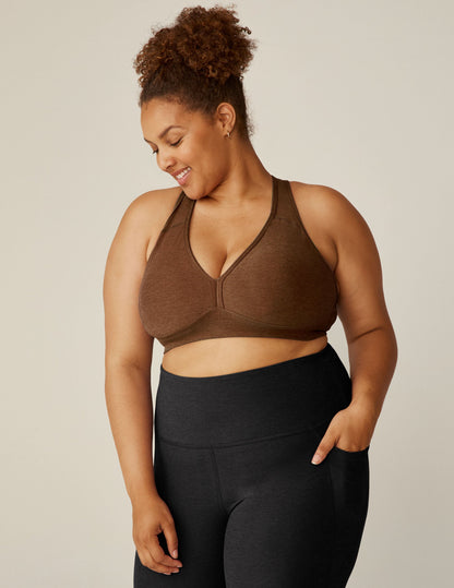 Beyond Yoga Spacedye Lift Your Spirits Padded Medium Support Racerback Sports Bra