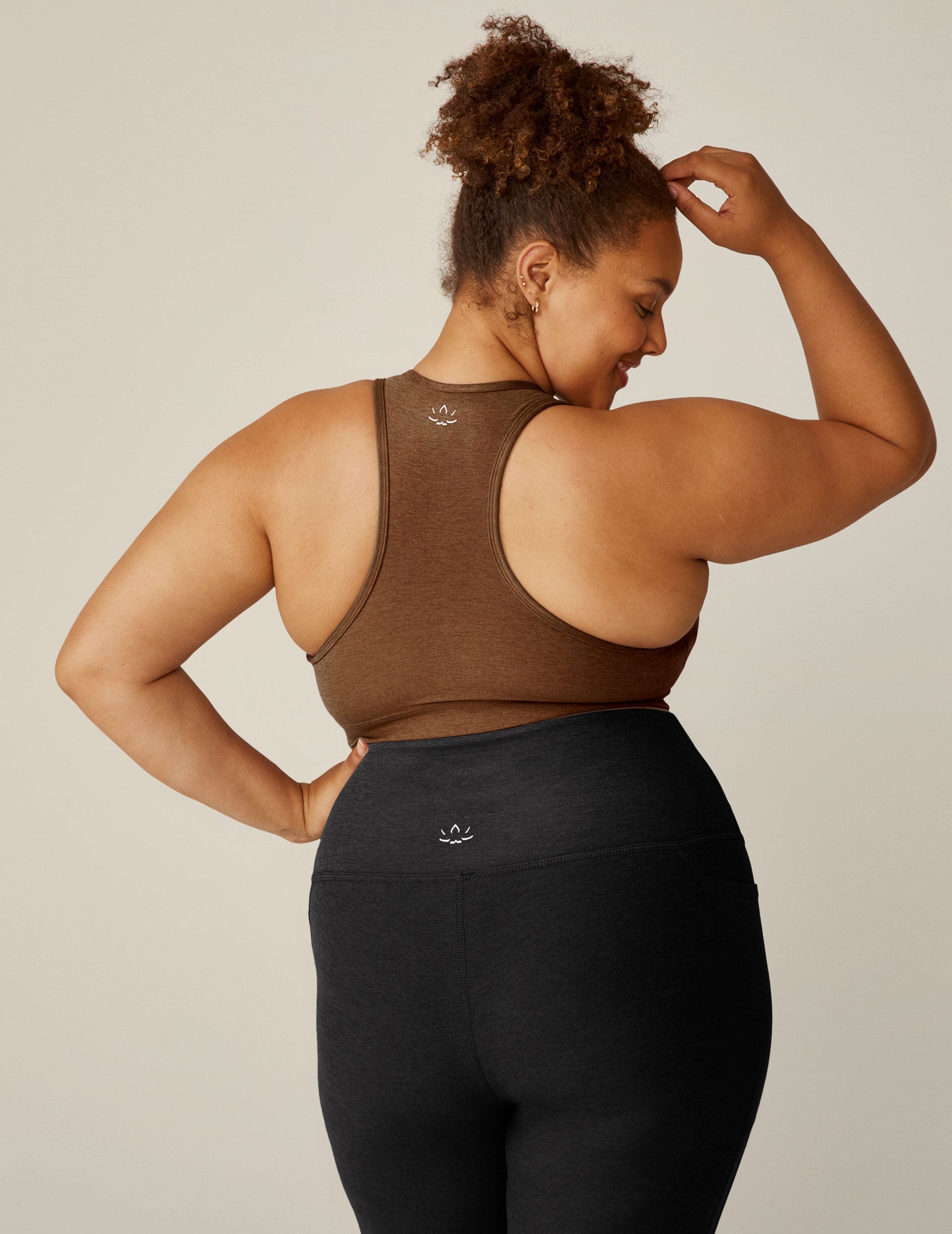 Beyond Yoga Spacedye Lift Your Spirits Padded Medium Support Racerback Sports Bra