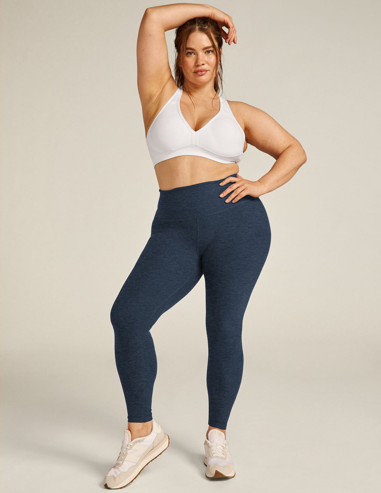 Beyond Yoga Spacedye Lift Your Spirits Comfortable Support Workout Sports Bra