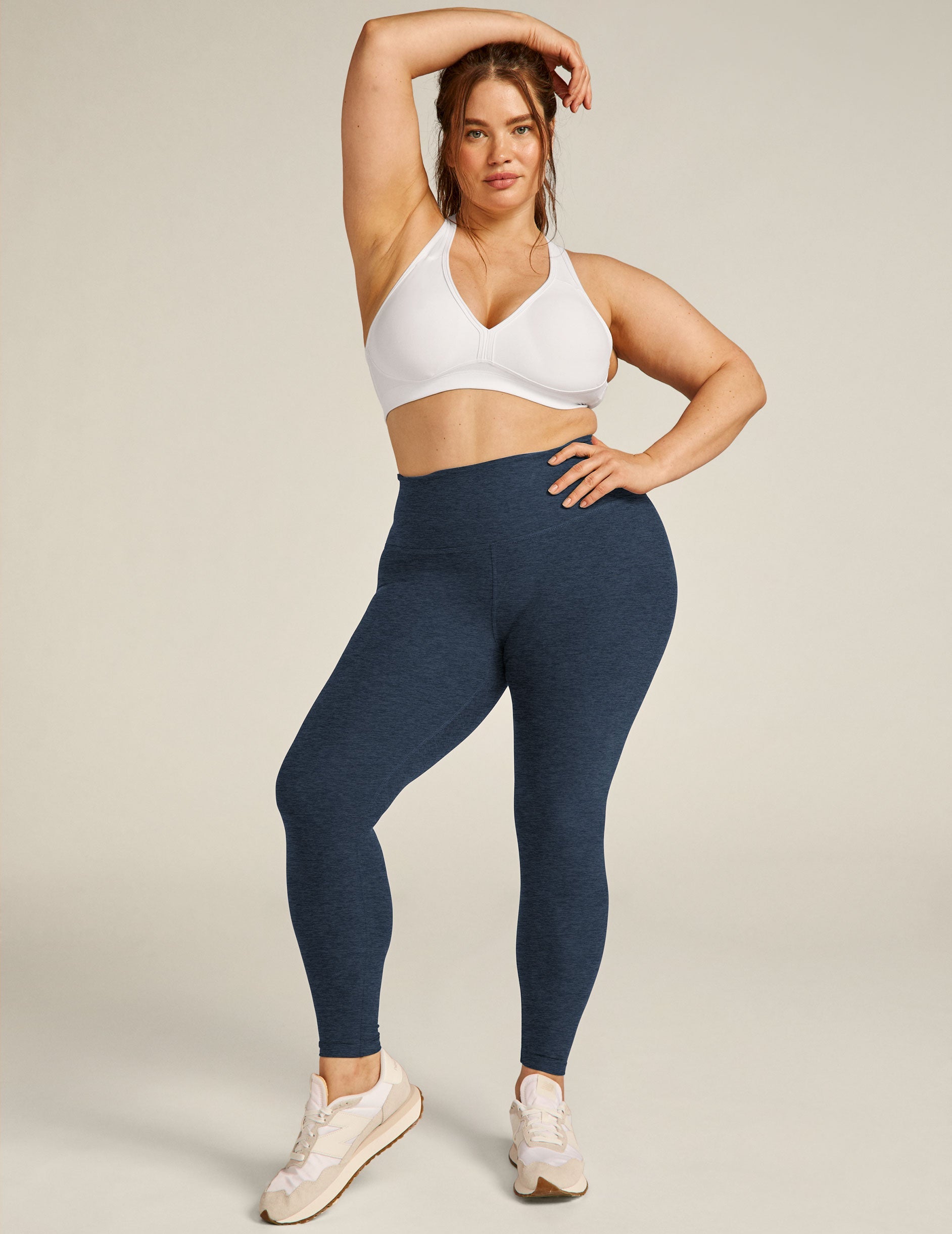 Beyond Yoga Spacedye Lift Your Spirits Comfortable Support Workout Sports Bra