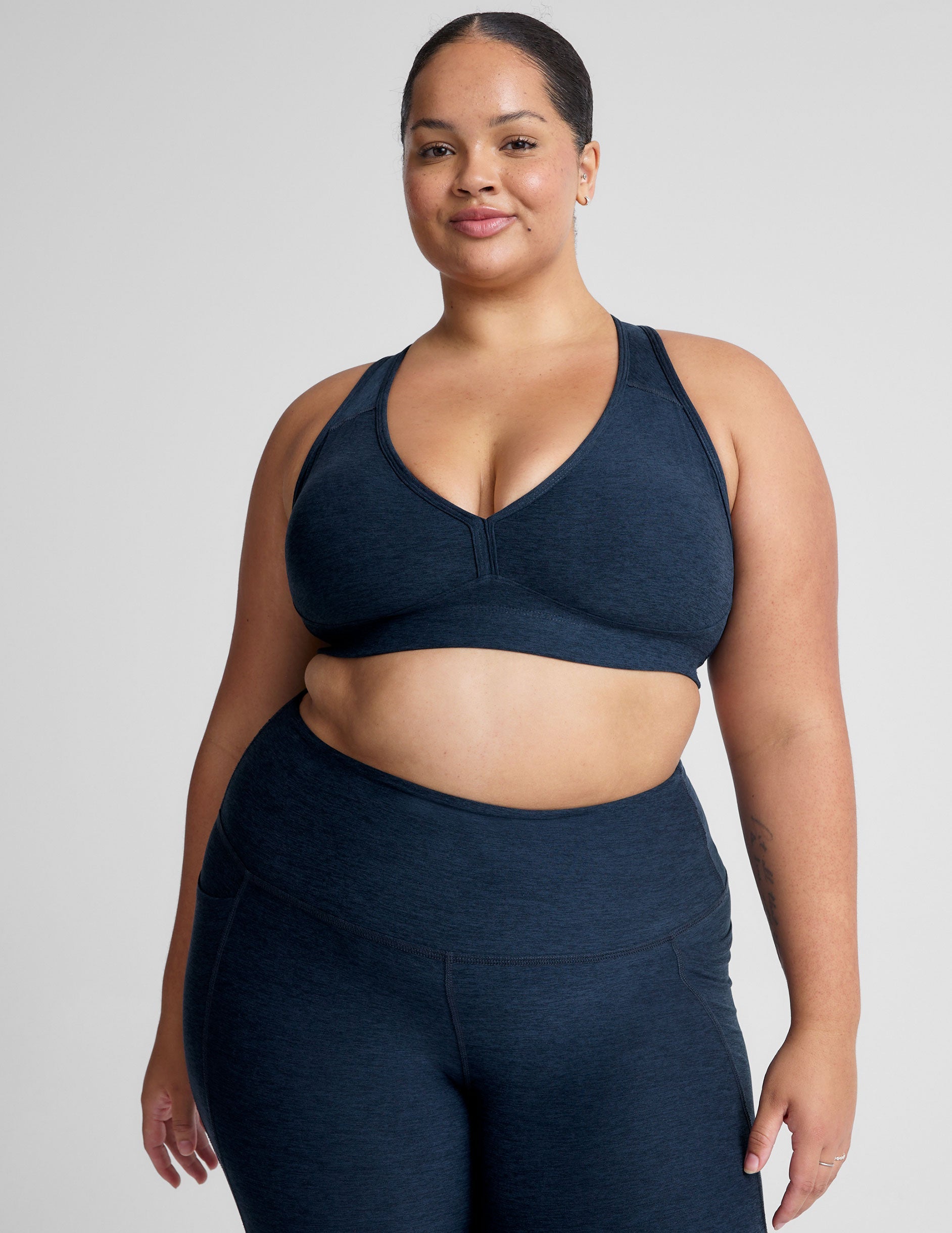 Spacedye Lift Your Spirits: Optimal Comfort Sports Bra with Removable Pads