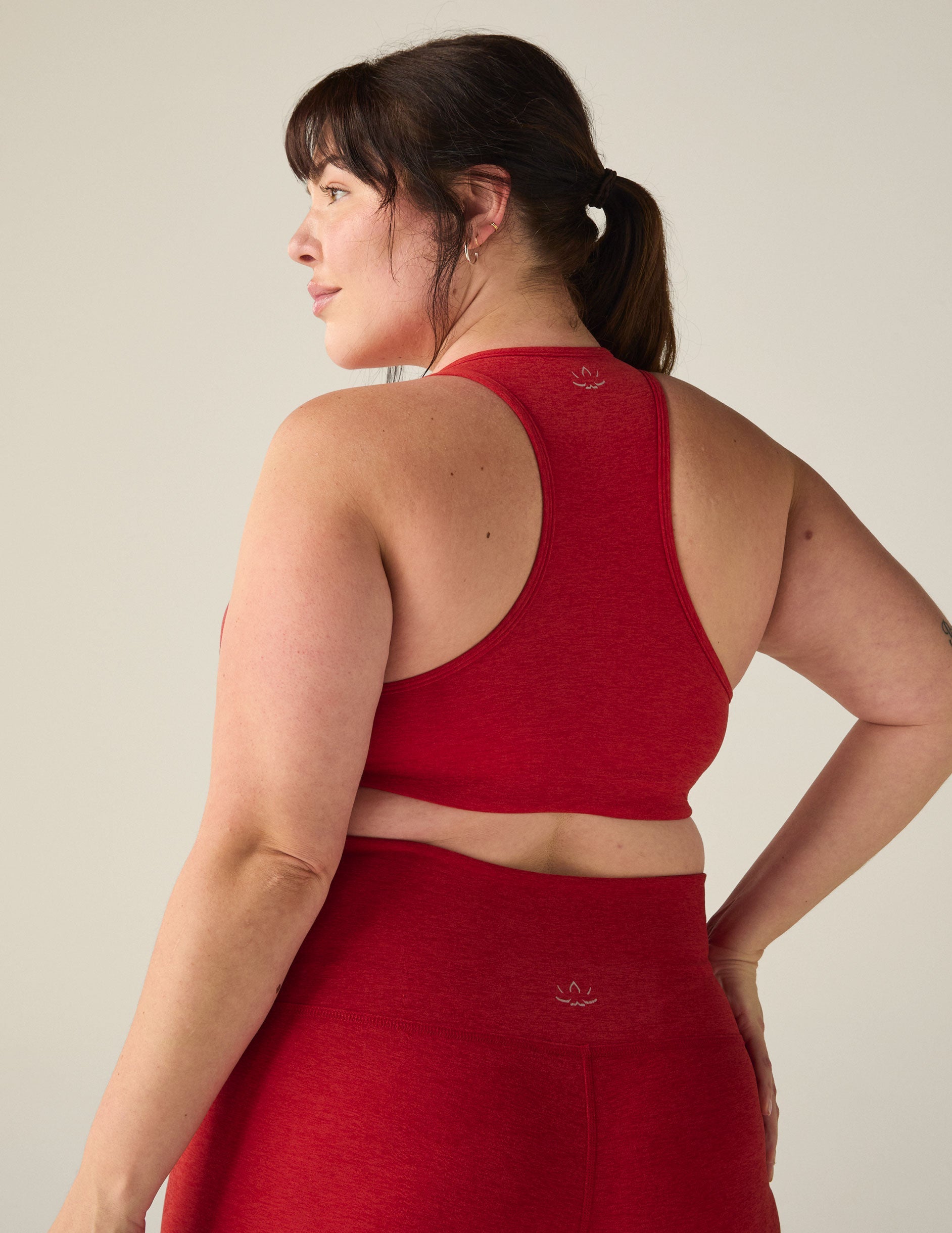 Spacedye Lift Spirits Plus Size Bra: Active Medium Support, Ruby Red