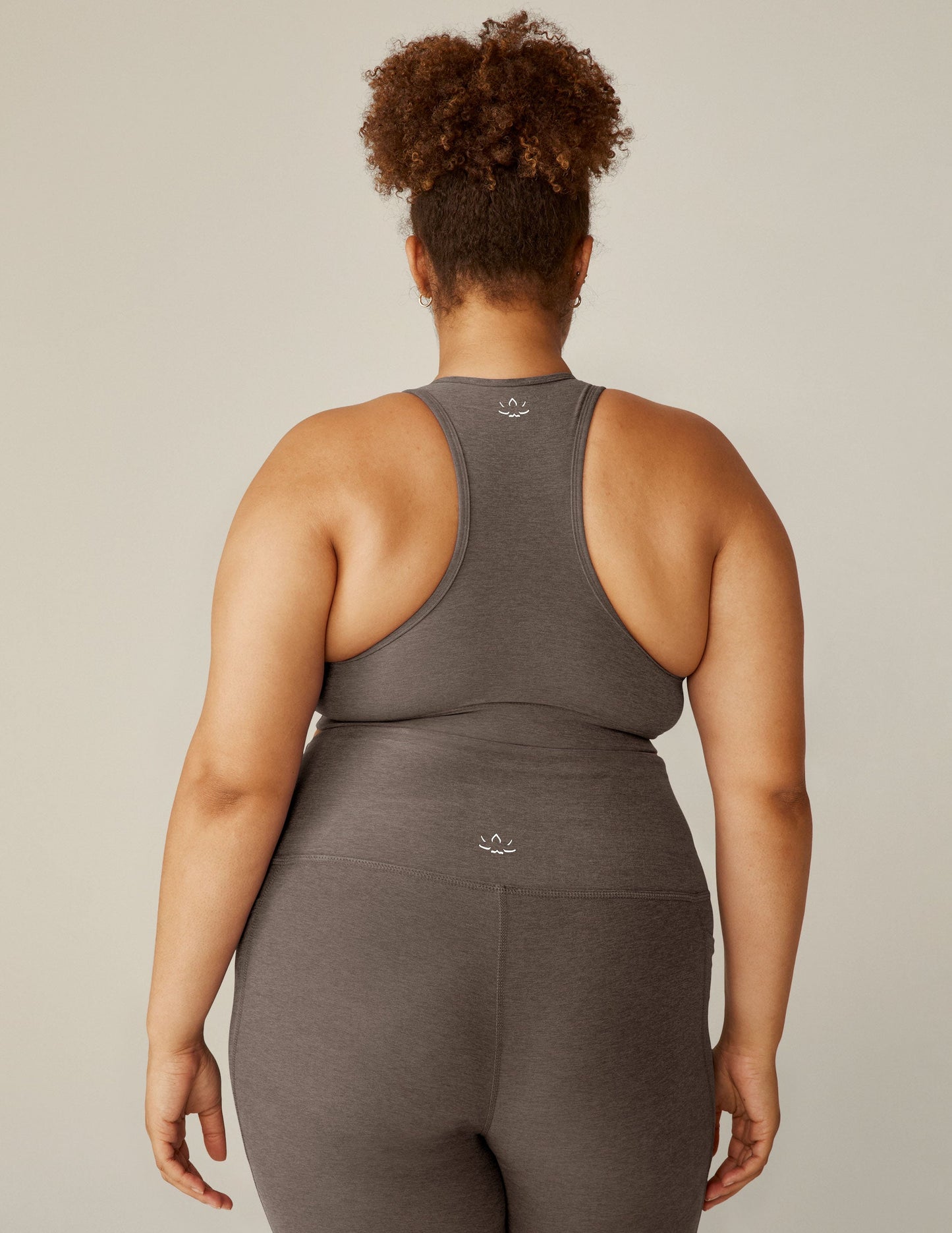 Spacedye V-Neck Sports Bra: Removable Pads, Contoured Seams, Ultimate Active Comfort