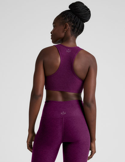 Spacedye V-Neck Sports Bra, Removeable Pads, Medium Support for Active Yoga