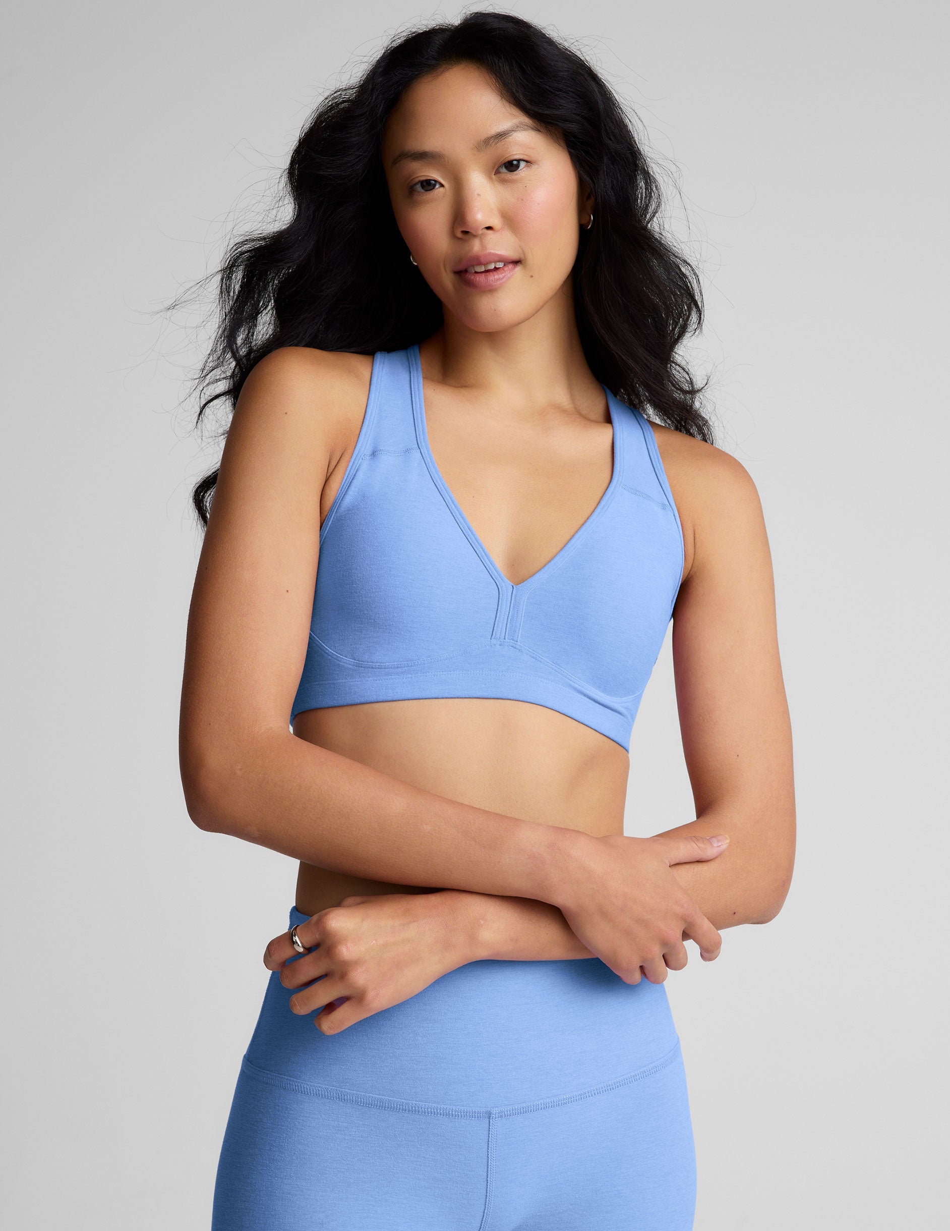 Beyond Yoga Spacedye Racerback Bra: Ultimate Comfort, Medium Support, Removable Pads