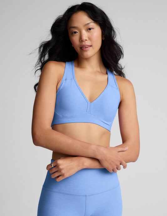 Beyond Yoga Spacedye Racerback Bra: Ultimate Comfort, Medium Support, Removable Pads