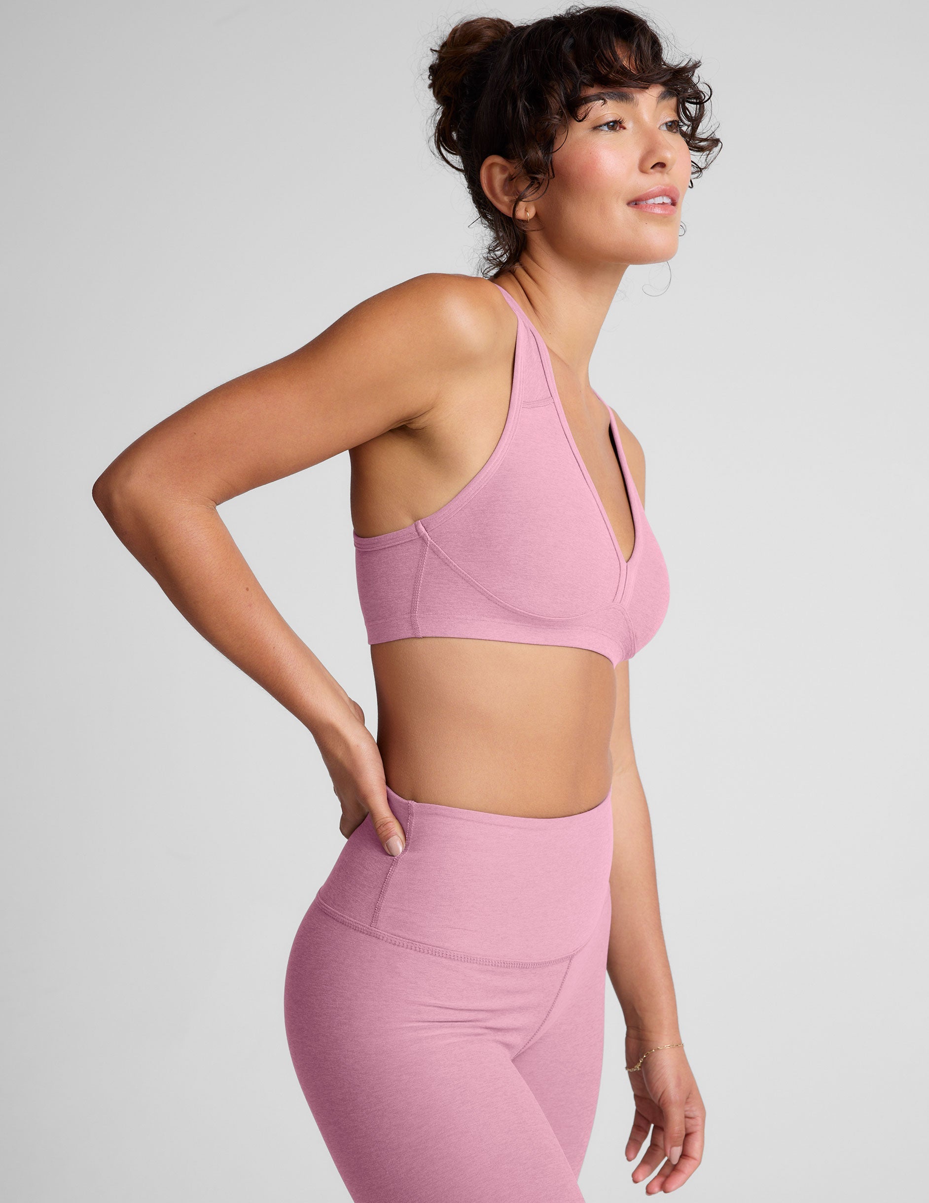 Spacedye Lift Your Spirits Bra: Supportive, Contouring, Removable Pads, Versatile Athleisure Comfort