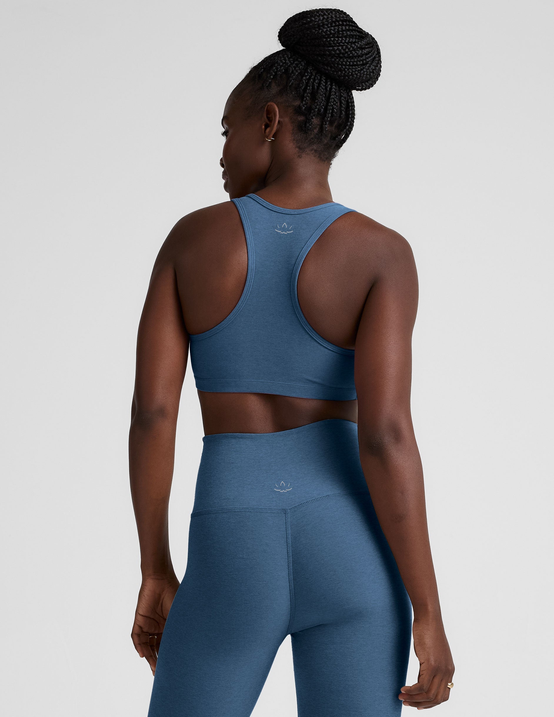 Beyond Yoga Spacedye V-Neck Racerback Sports Bra with Removable Pads
