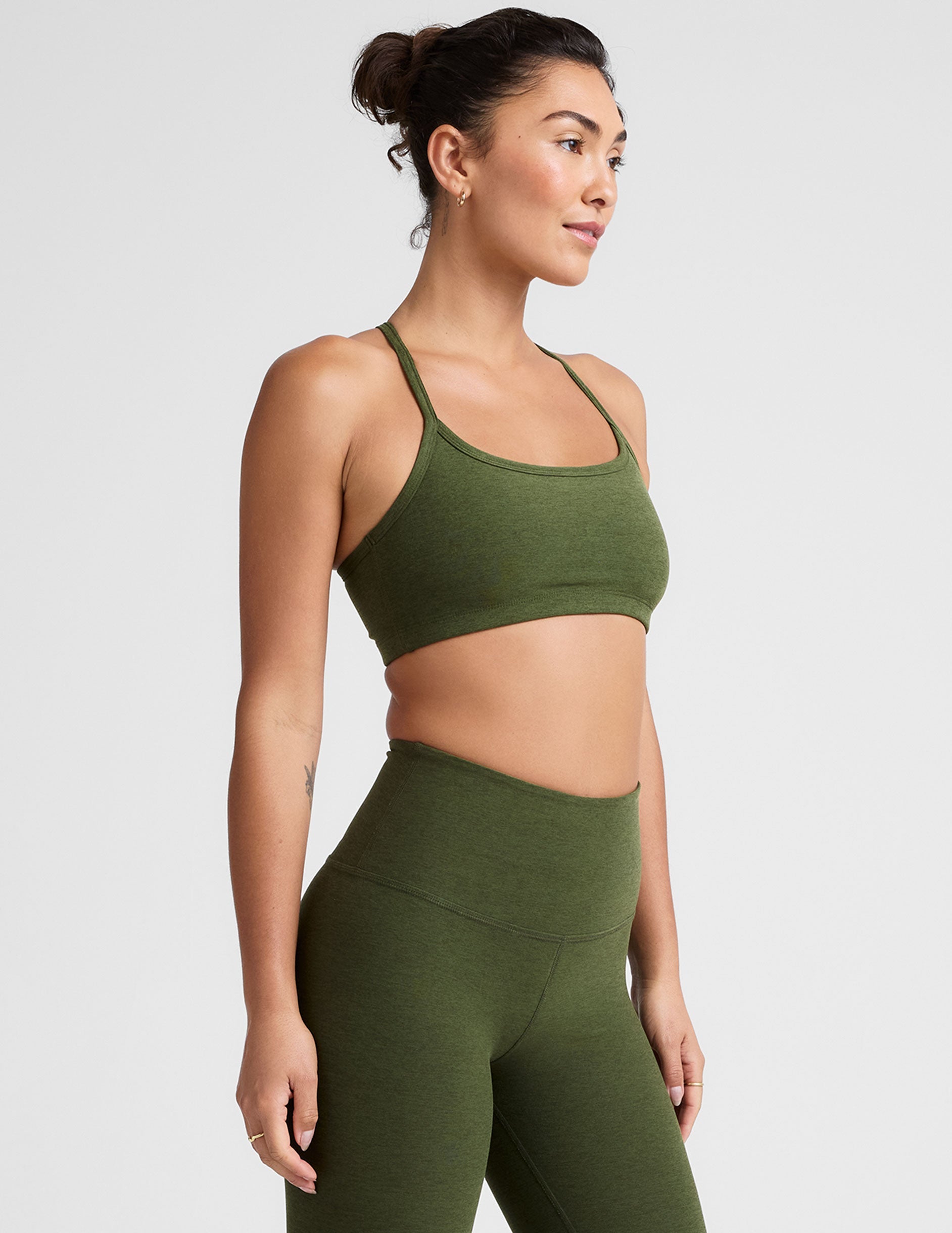 Beyond Yoga Spacedye Slim Racerback Bra: Moisture-Wicking, Medium Support Activewear