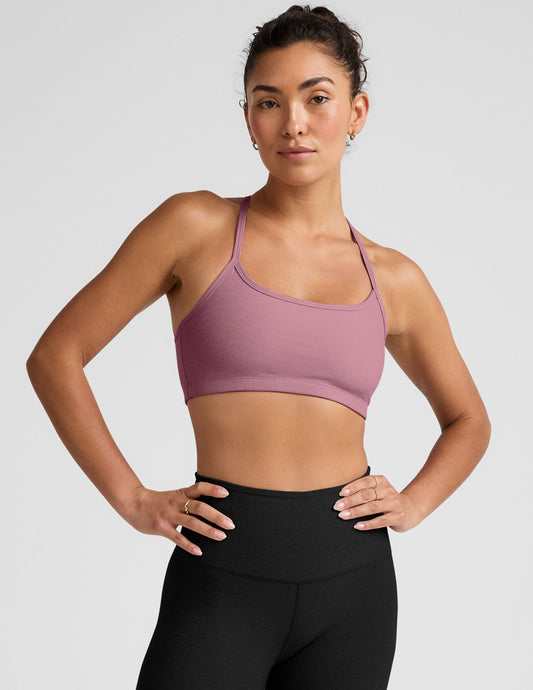 Spacedye Slim Racerback Yoga Bra: Soft, Supportive, Moisture-Wicking Fitness Essential